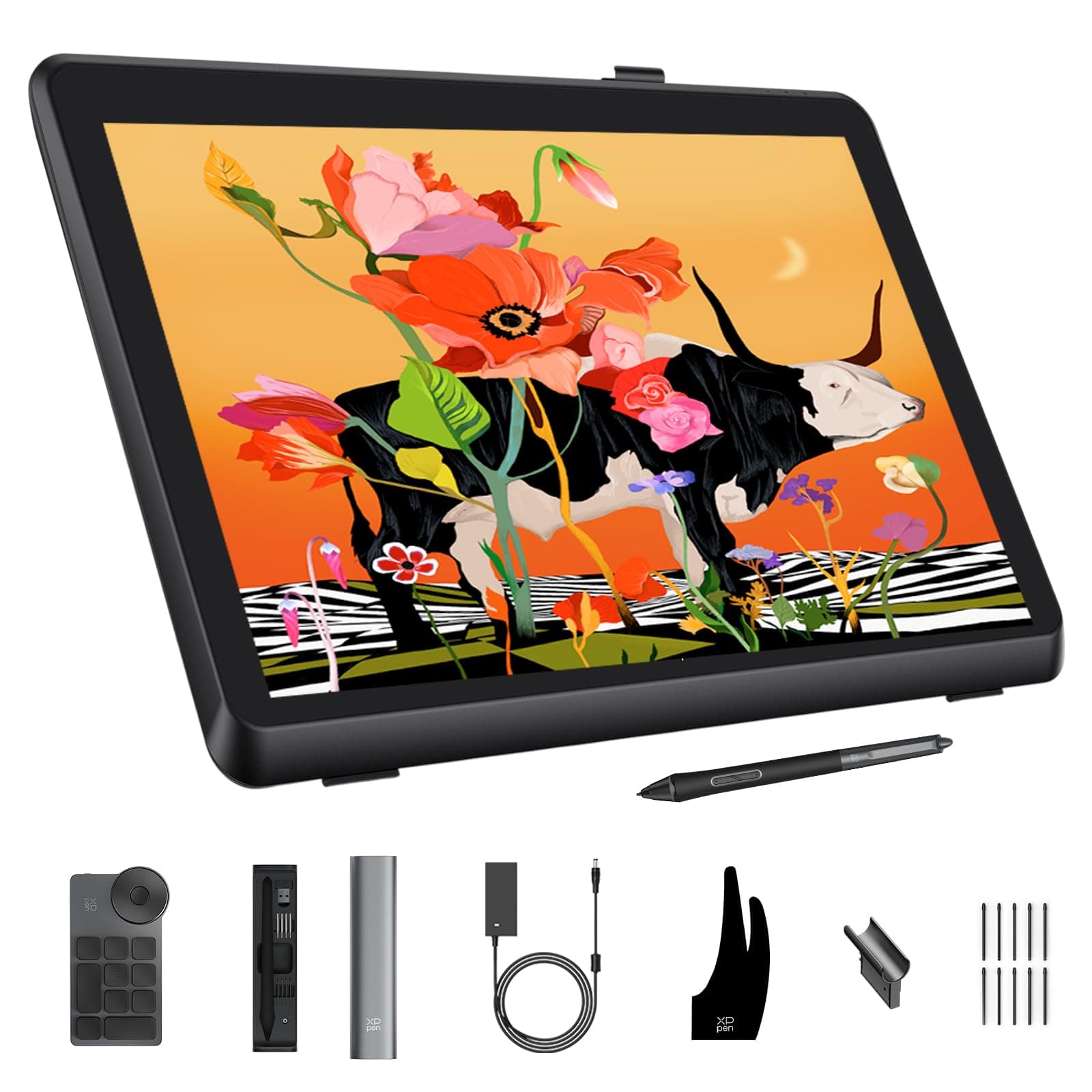 Artist Pro 22 Gen2 2.5K QHD Drawing Tablet with Screen, 16384 Pen Pressure Stylus Graphic Tablet with Wireless Keydial, 99% Adobe RGB, △E<1, ADS-IPS Pen Display with Full Laminated Screen 21.5"