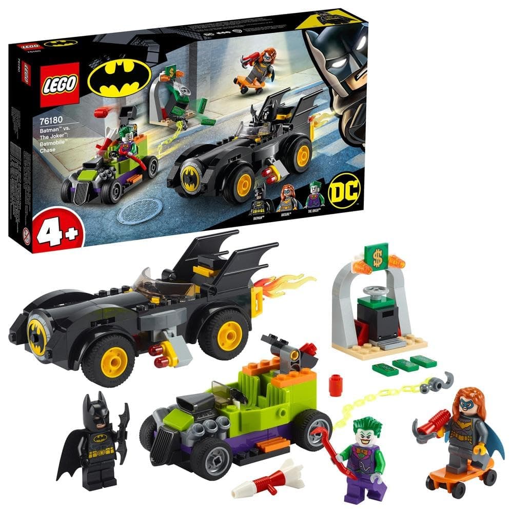 LEGO DC Batman: Batman vs. The Joker: Batmobile Chase 76180 Building Kit (136 Pieces)