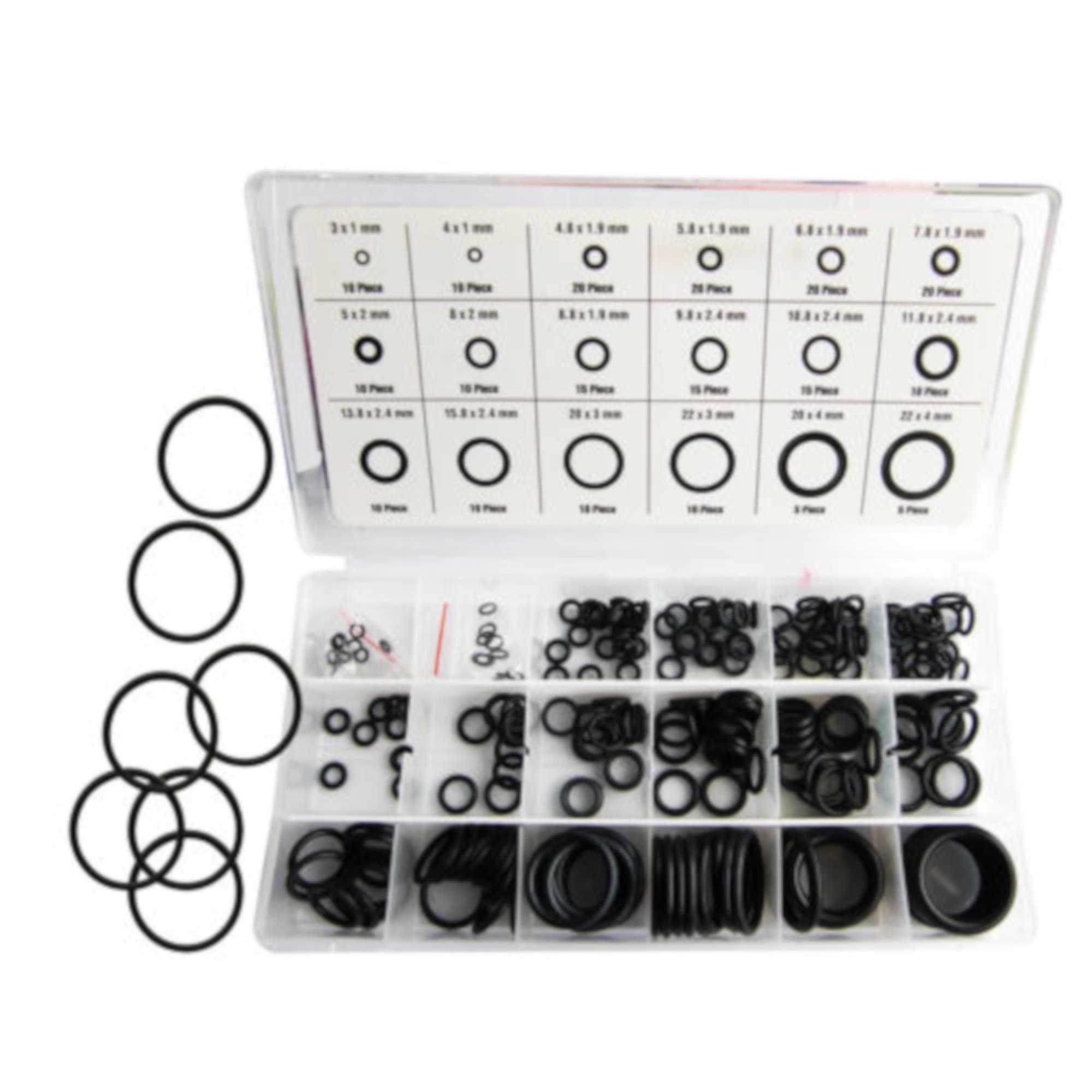 O-Ring 225 Pieces Seal Ring Set Rubber Gasket Set