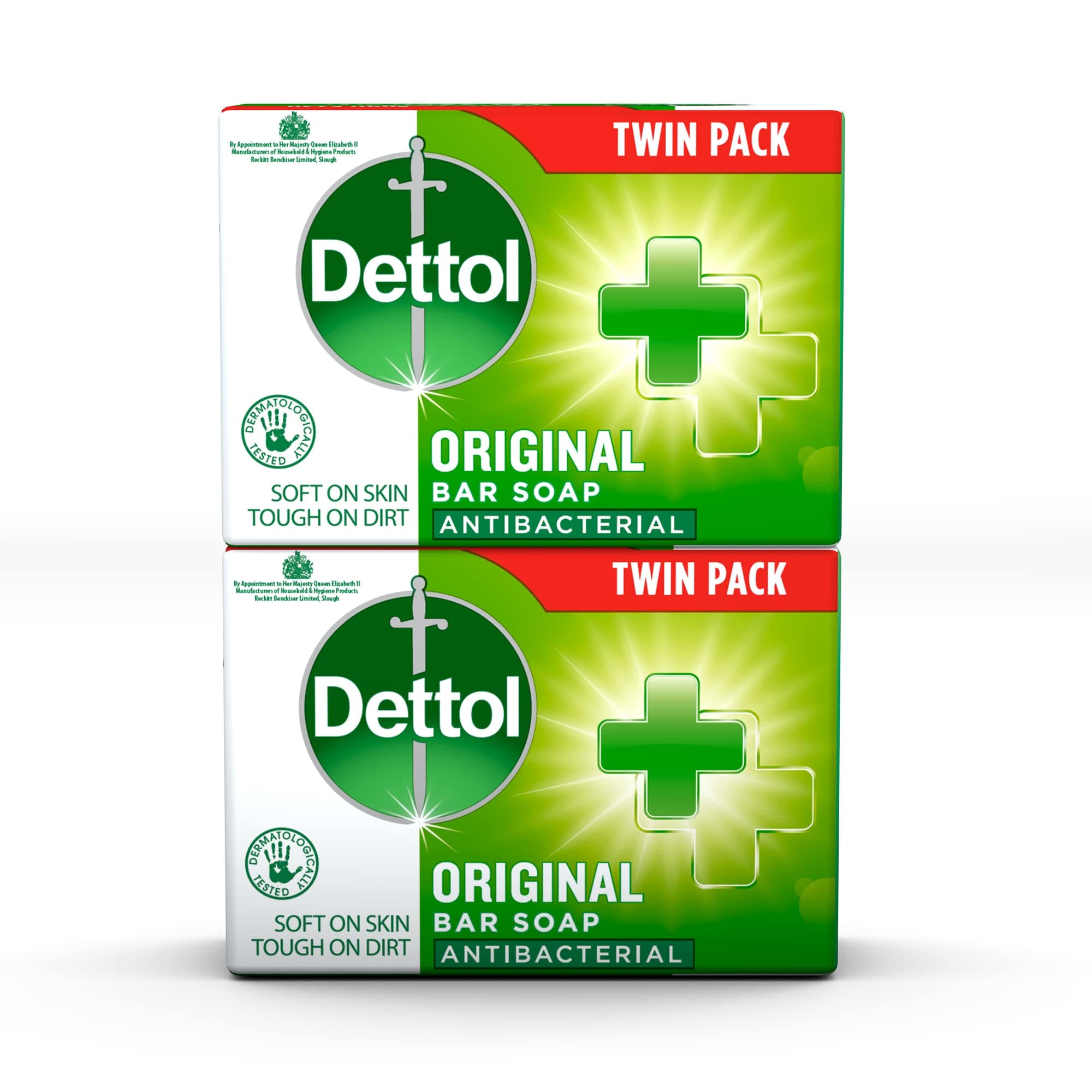 Anti Bacterial Original Soap 100g Twin Pack Dermatologically Tested