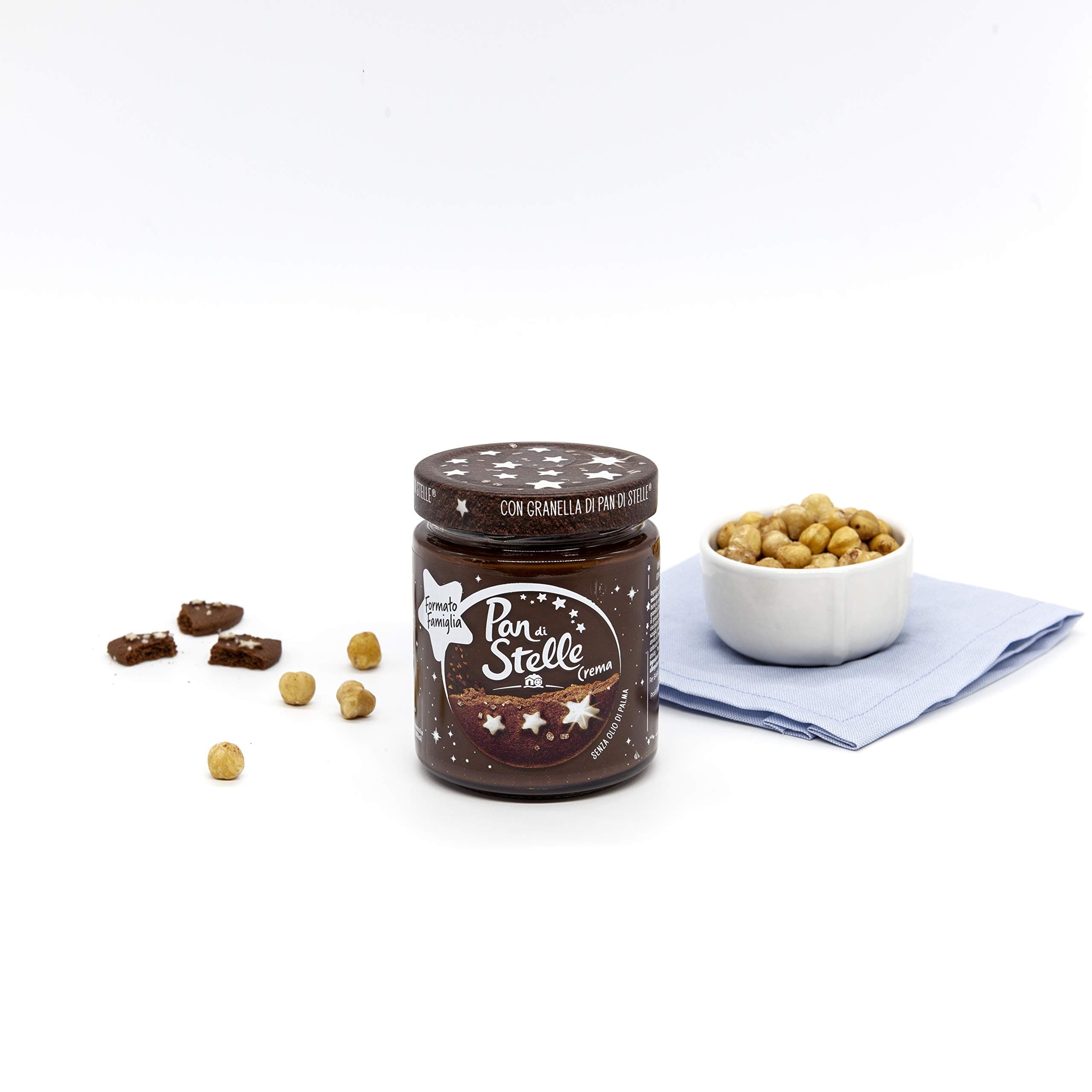 Pan di Stelle Cream Hazelnut Spread Falmily Size 480g 16.93oz