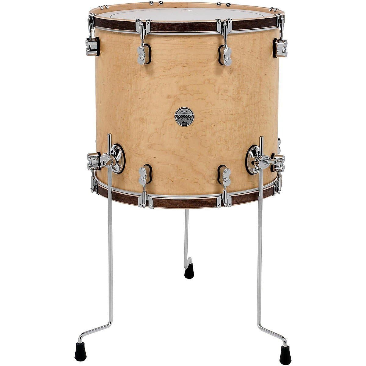PDP Concept Maple Classic Floor Tom with Tobacco Hoops 18 x 16 in. Natural