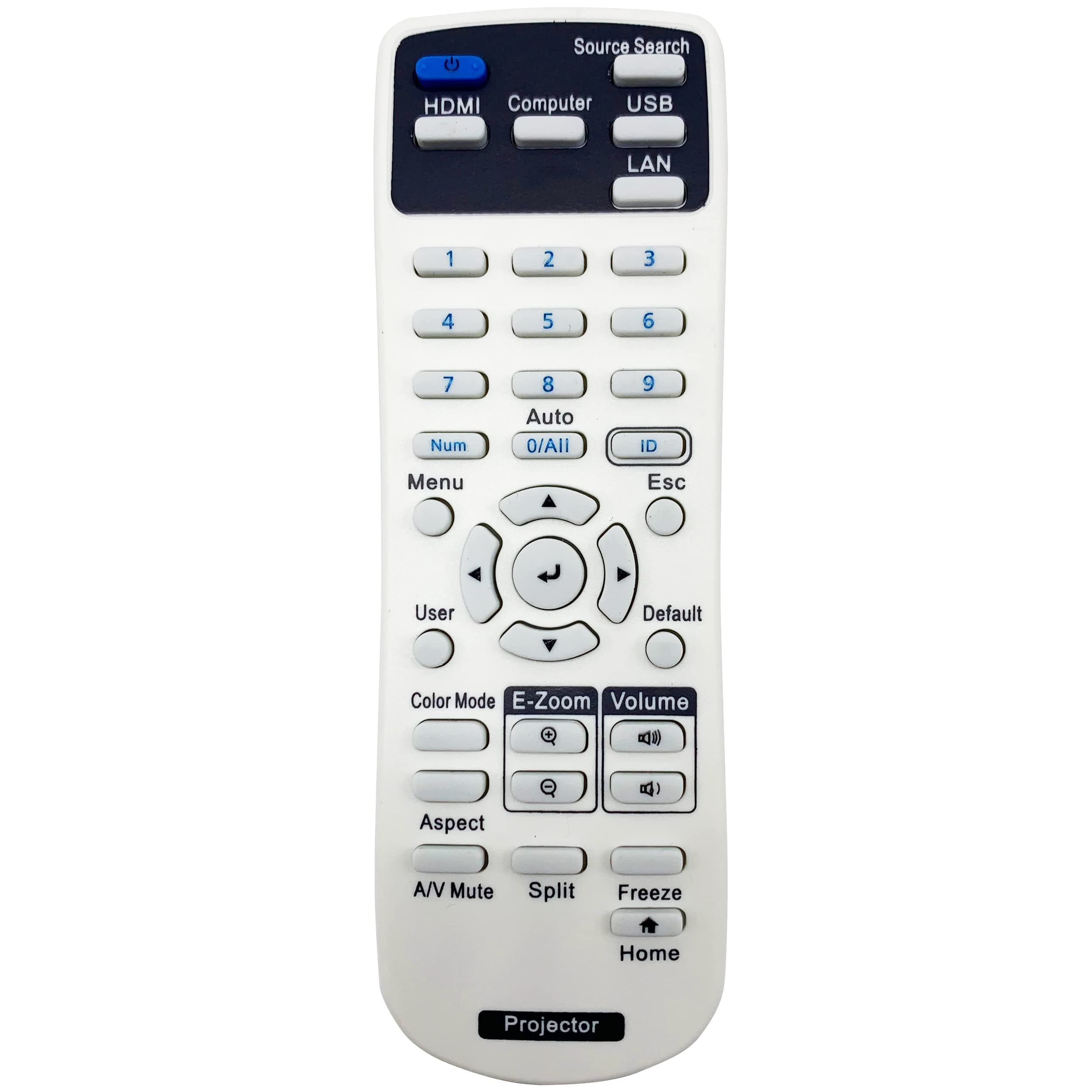 Leankle Remote Controller 2198635 for Epson Projectors EB-118, EB-720, EB-725W, EB-725Wi, EB-735F, EB-735Fi, EB-972, EB-982W, EB-992F, EB-1480Fi, EB-1481Fi, EB-1485Fi