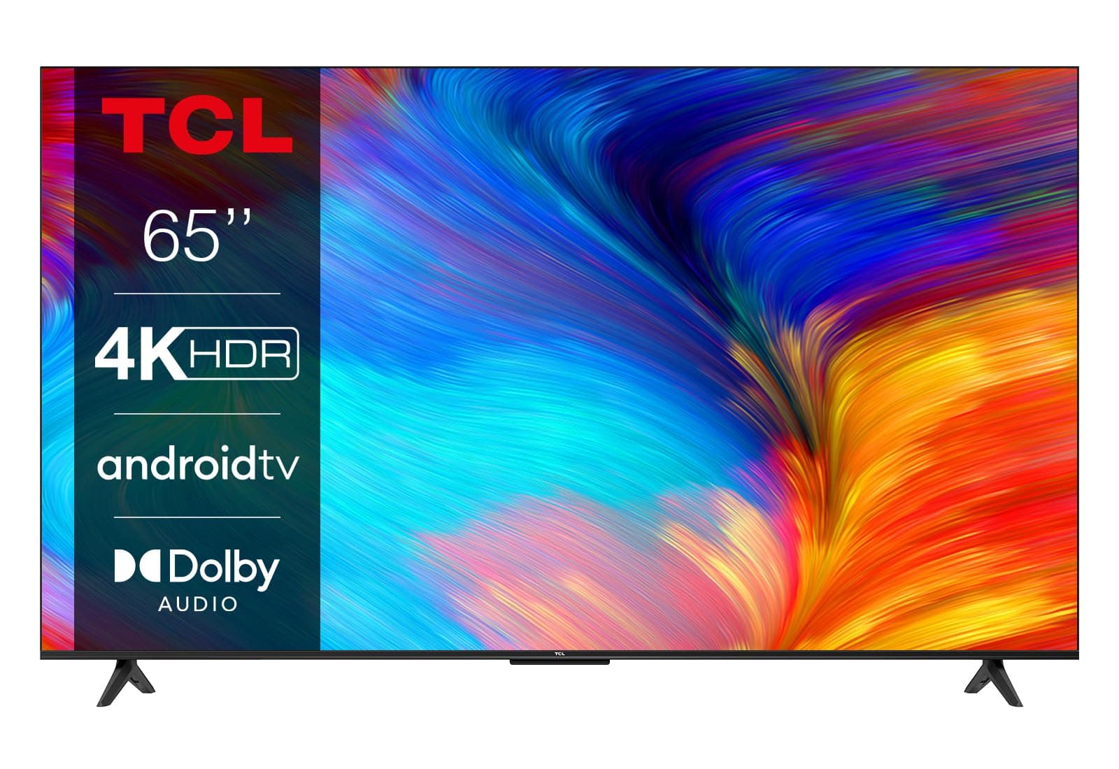 TCL 65P639K 65-inch 4K Smart TV, Ultra HD, Powered by Android Bezeless design (Freeview Play, Game Master, Dolby Audio, HDR 10 compatible with Google assistant & Alexa)