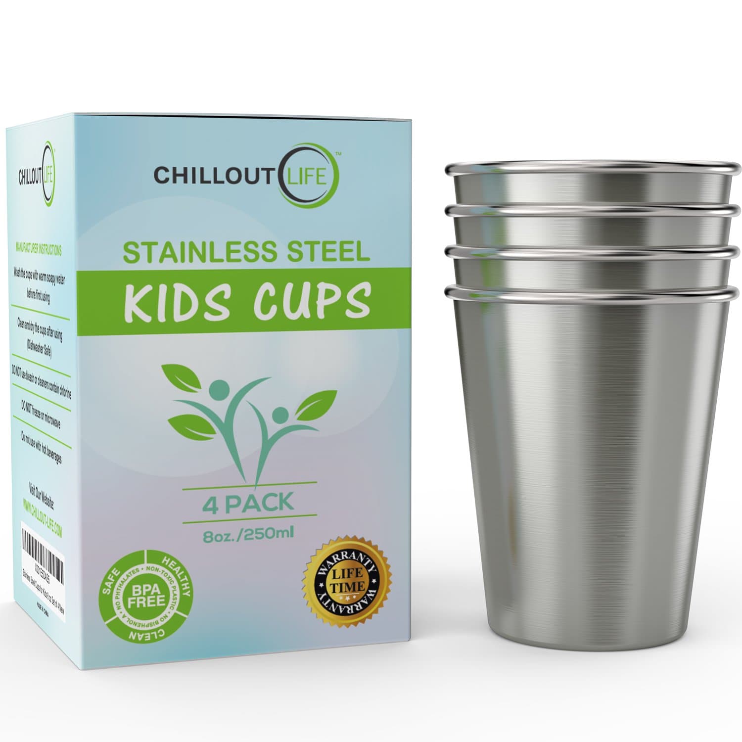 Cups for Kids and Toddlers 8 oz.
