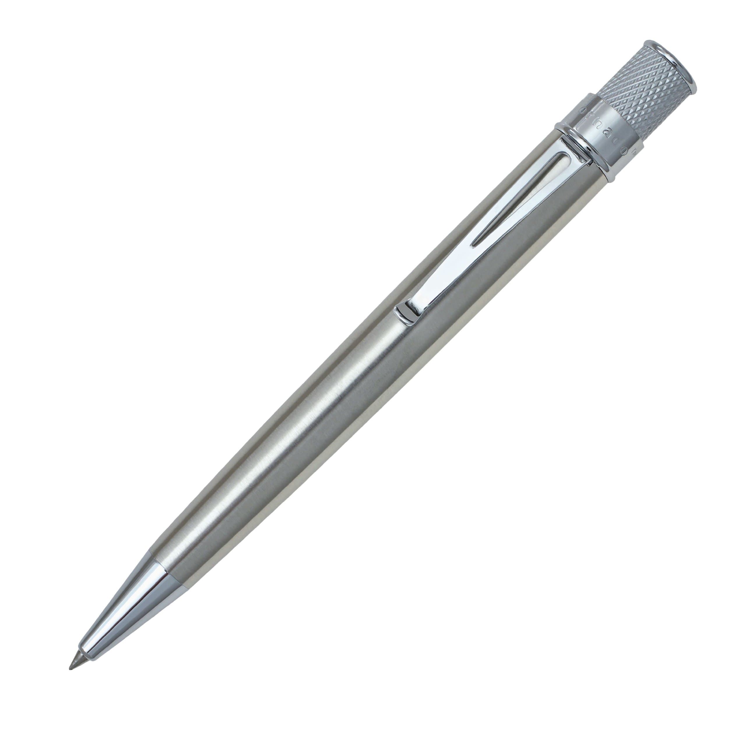 Retro 51 Lacquer Tornado Rollerball Pen/Ball Pen (Steel)