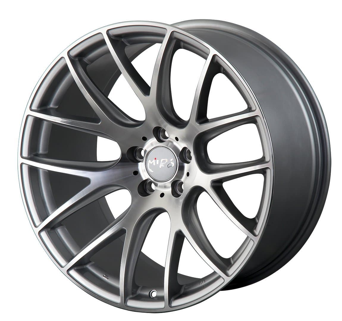 Miro 111 18x8.5 5x114.3 Et35 Cb73.1 Machined Silver Conical 15mm