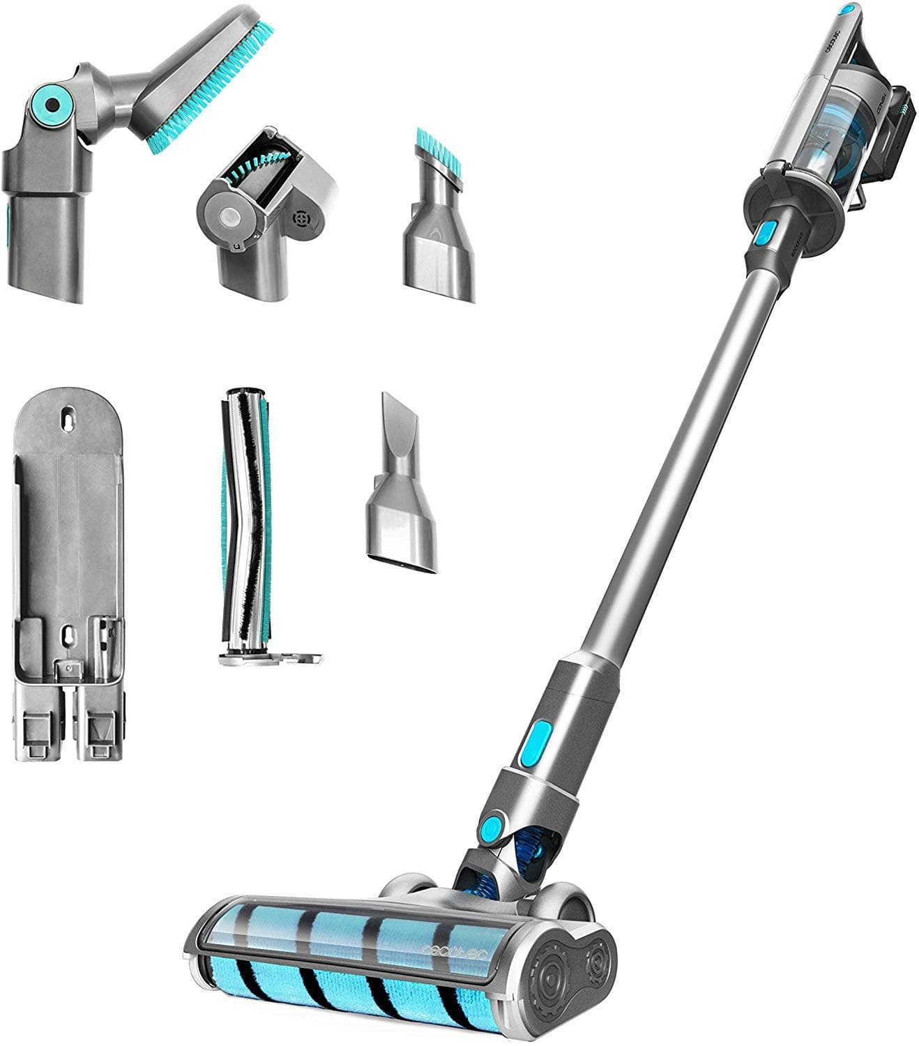 Cecotec Conga Rockstar 600 Hero, Cordless Vacuum Cleaner, 3 in 1: Vertical, Broom and Palms, 430 W, Power, 3 Operating Modes, Battery up to 65 min Runtime, 430W Y 25 Kpa