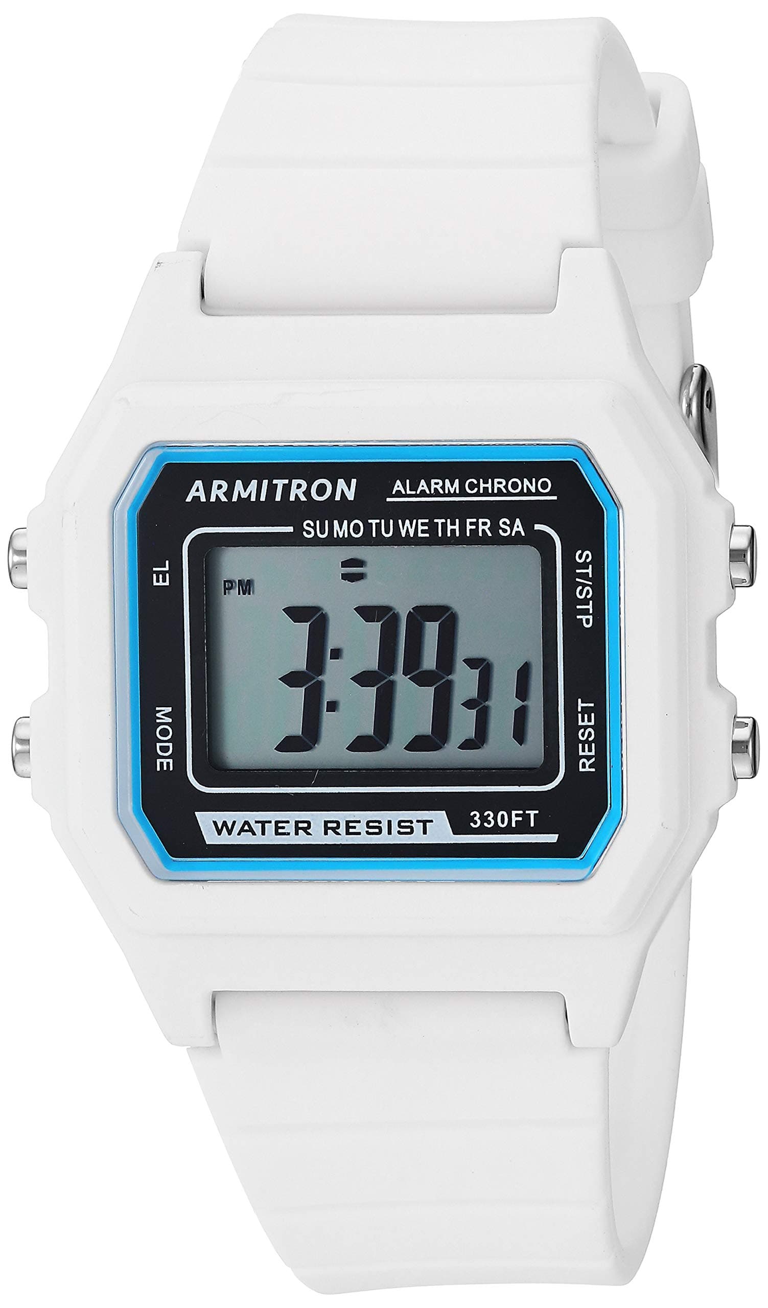 Sport Unisex Digital Chronograph Silicone Strap Watch, 40/8447