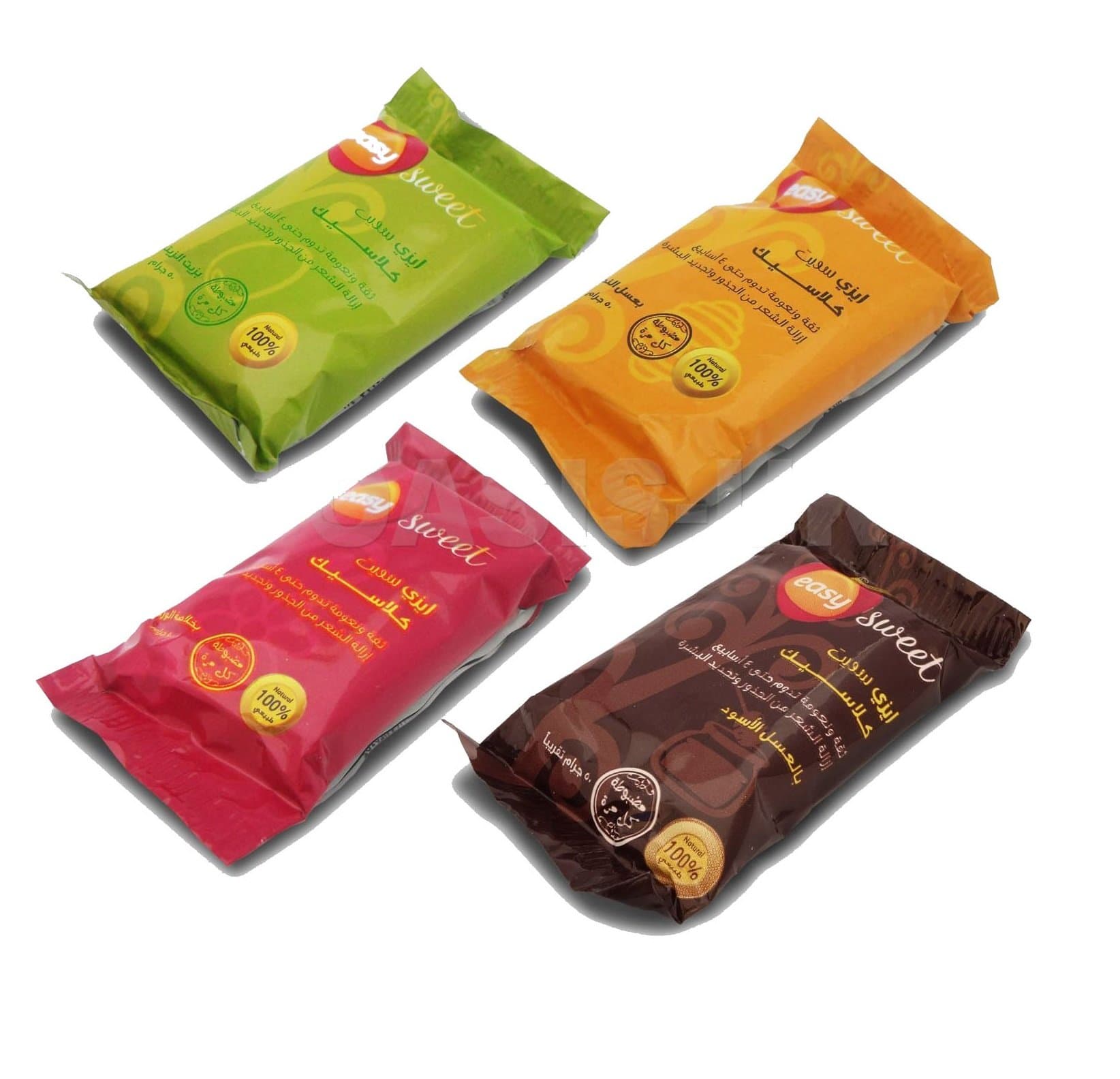 16 X 50 gm Sweet Packets Sugaring Sugar Wax Hair Removal 100% Natural All Essence