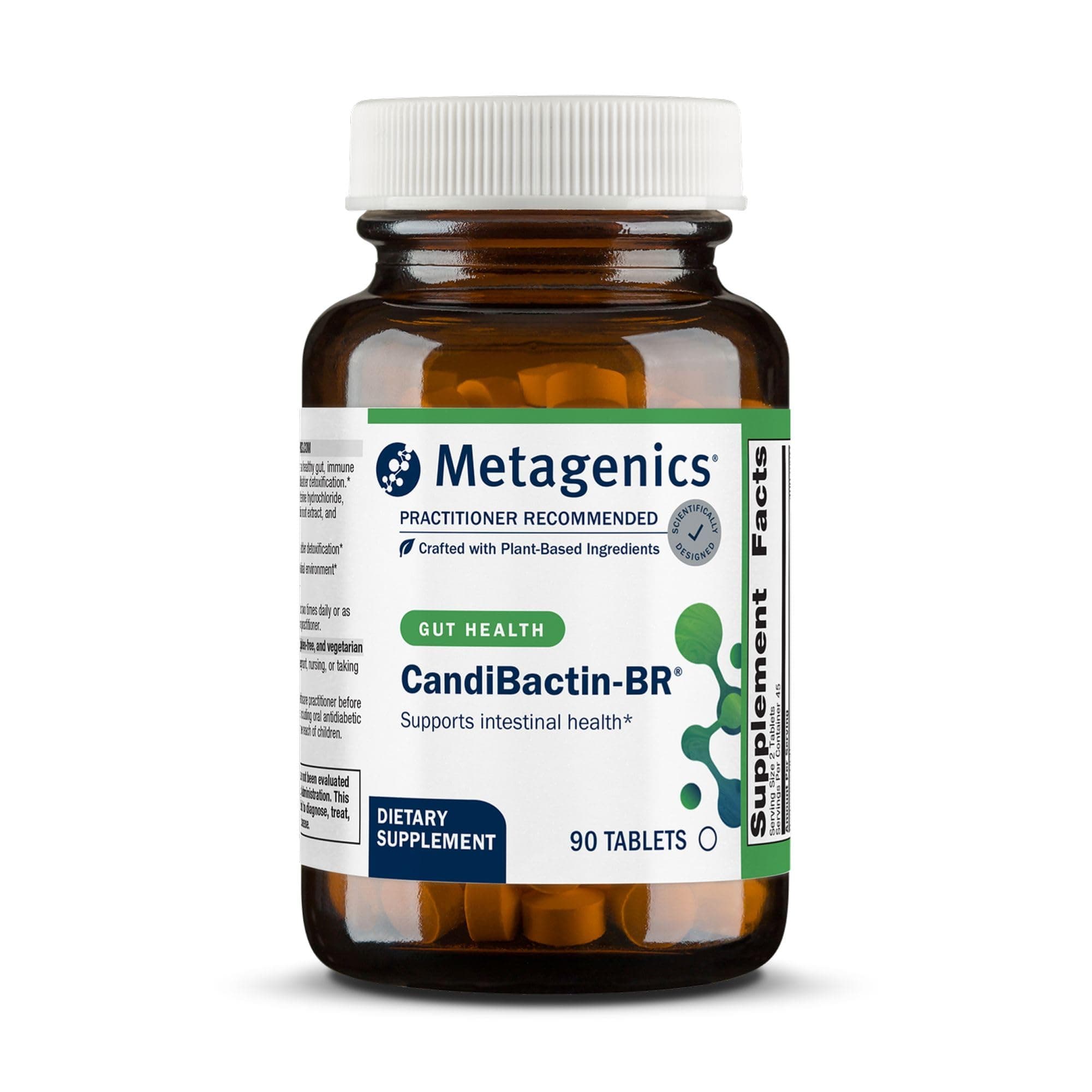 CandiBactin‑BR - Concentrated Berberine for Intestinal Support* - 400 mg Berberine HCl per Serving with Oregon Grape & Coptis Root* - Supports Gut Health & Microbial Balance* - 90 Tablets