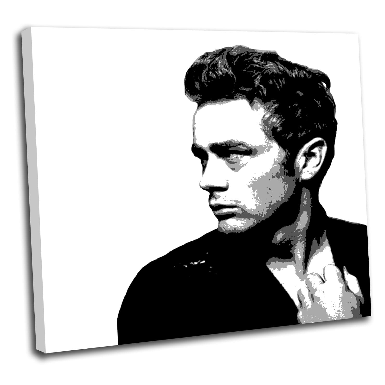 Canvas Culture - James Dean Pop Art Box Framed Canvas Art Print Picture 2 Original 60 x 60cm