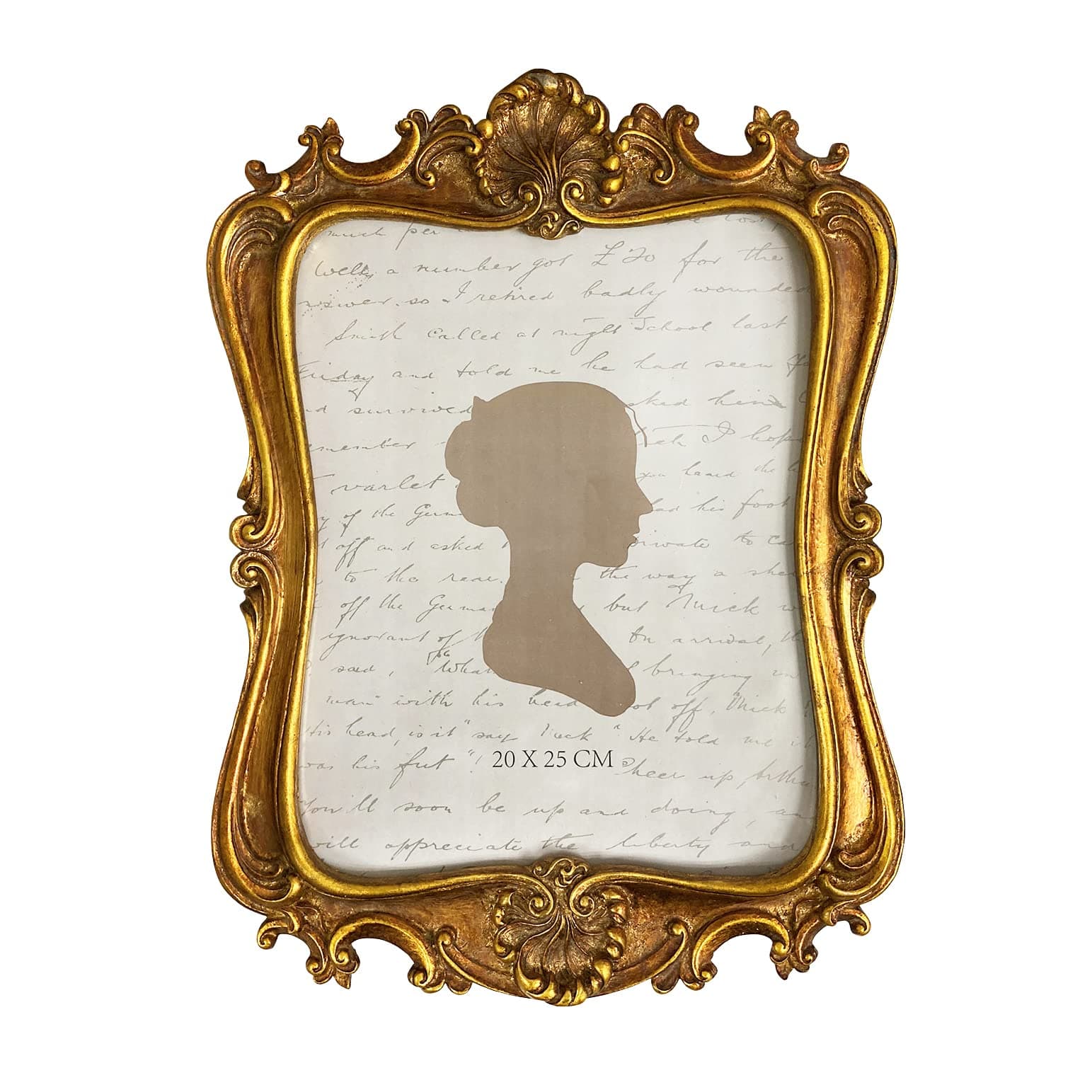 AELS 8x10 Inch Vintage Picture Frame, Elegant Antique Photo Frames with Glass Front, Photo Display, Tabletop Wall Hanging, Gift Ideas