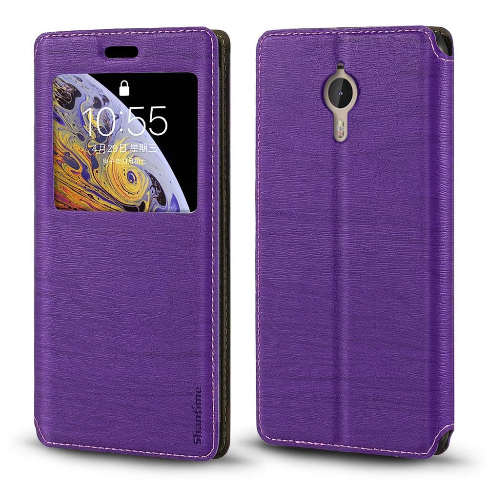 Letv LeEco Le 1 Pro X800 Case, Wood Grain Leather Case with Card Holder and Window, Magnetic Flip Cover for Letv LeEco Le 1 Pro X800