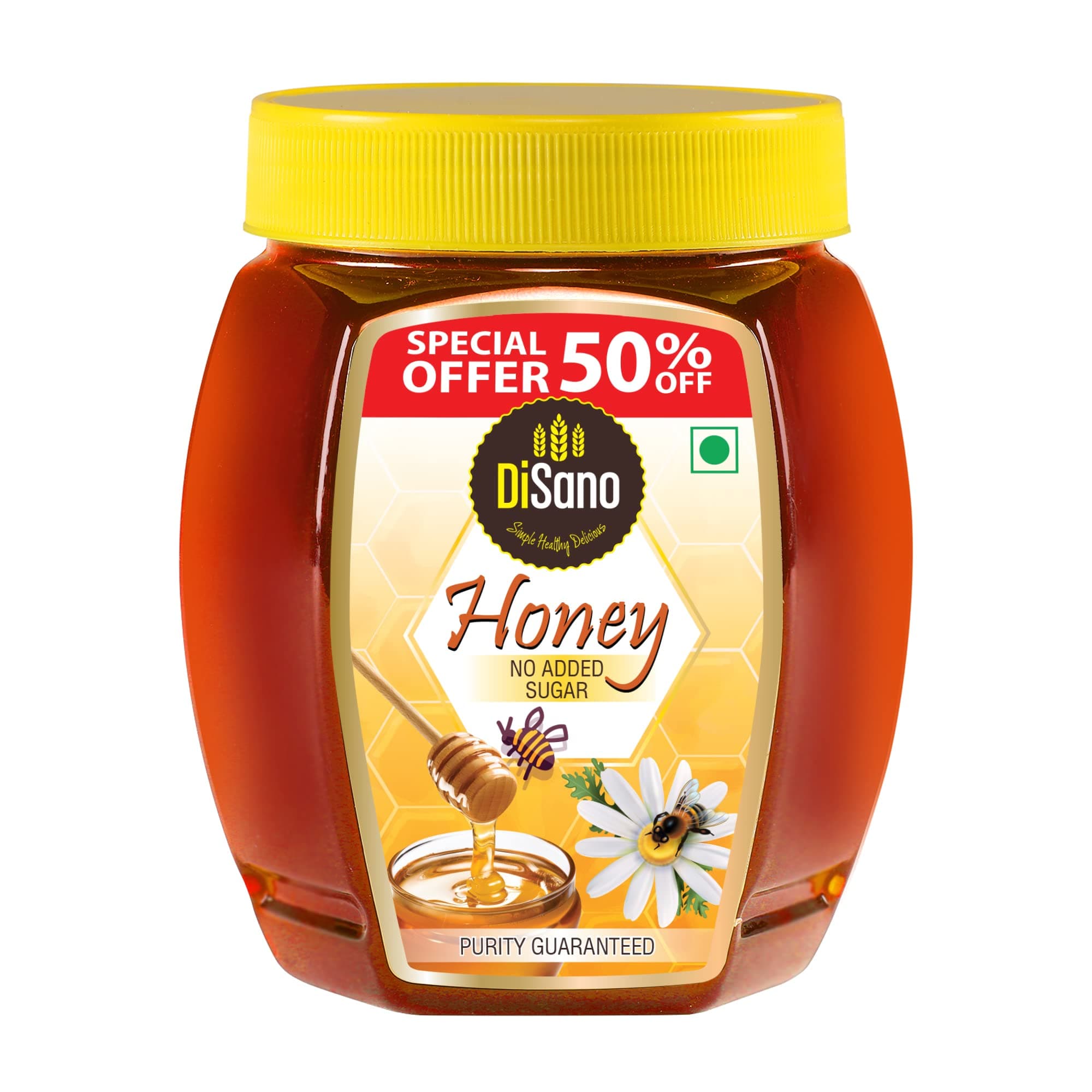 Honey 1kg, Pure with No Sugar Added, For Fitness & Health, Natural Immunity Booster, Rich in Antioxidants & Minerals