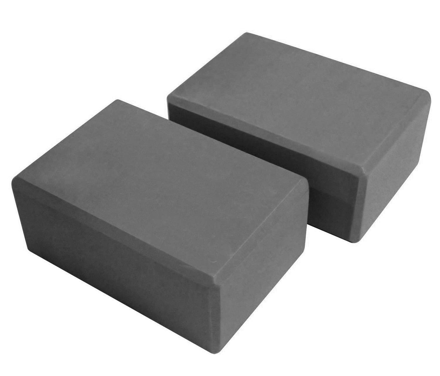 VLFit Yoga Blocks 2pcs Gym Bricks -Comfortable Fitness Yoga Bricks, Anti-Slip, Lightweight and Travel Friendly Pilates Practice - Choose Your Colour