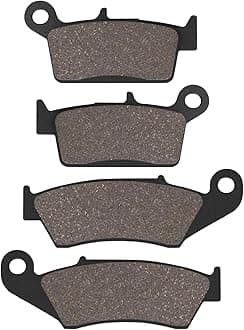 Cyleto Front and Rear Brake Pads for DRZ400 DR-Z 400 2000-2009 DR-Z400 DRZ400SM DR-Z 400SM 2005-2009 DR 125 2008-2012 RM125 1996-2012 RM 250 2009