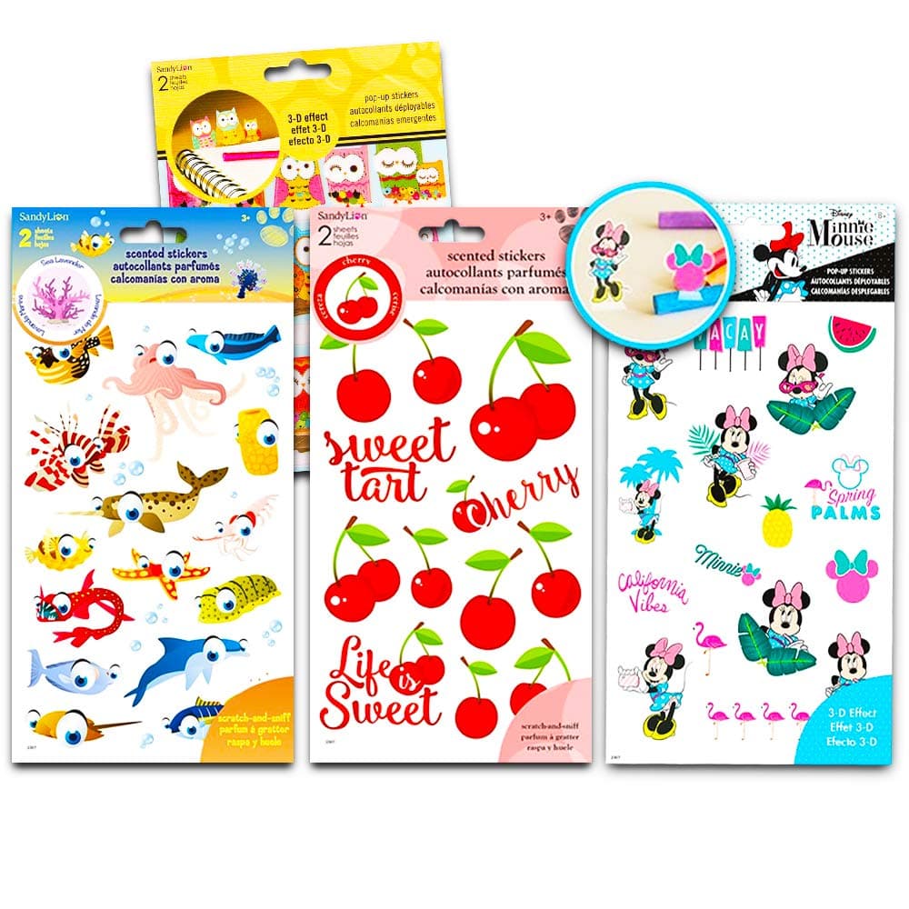 Fruit Scented Stickers Variety Pack ~ Over 100 Scratch and Sniff Stickers for Kids Teachers