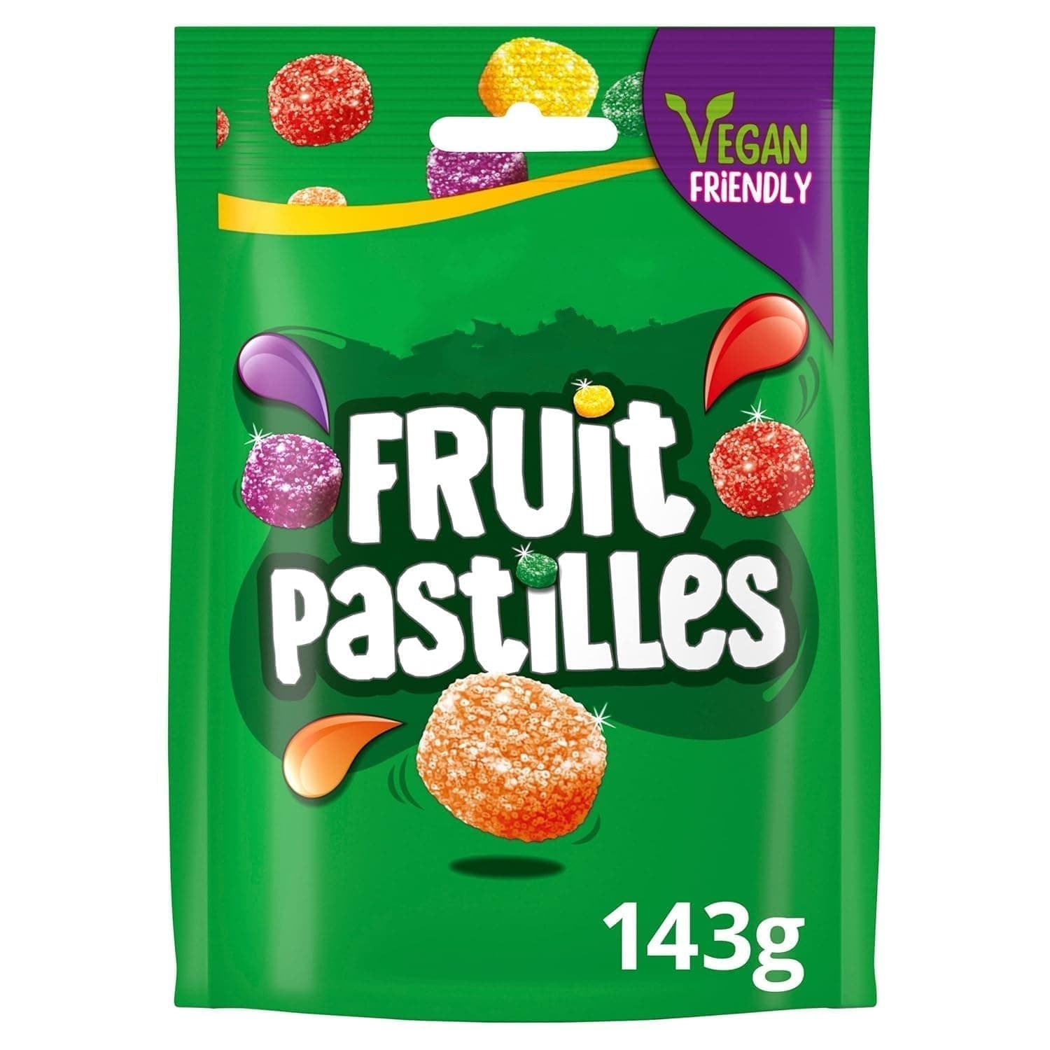 Rowntree Fruit Pastilles Pouch 143g (Pack of 6)