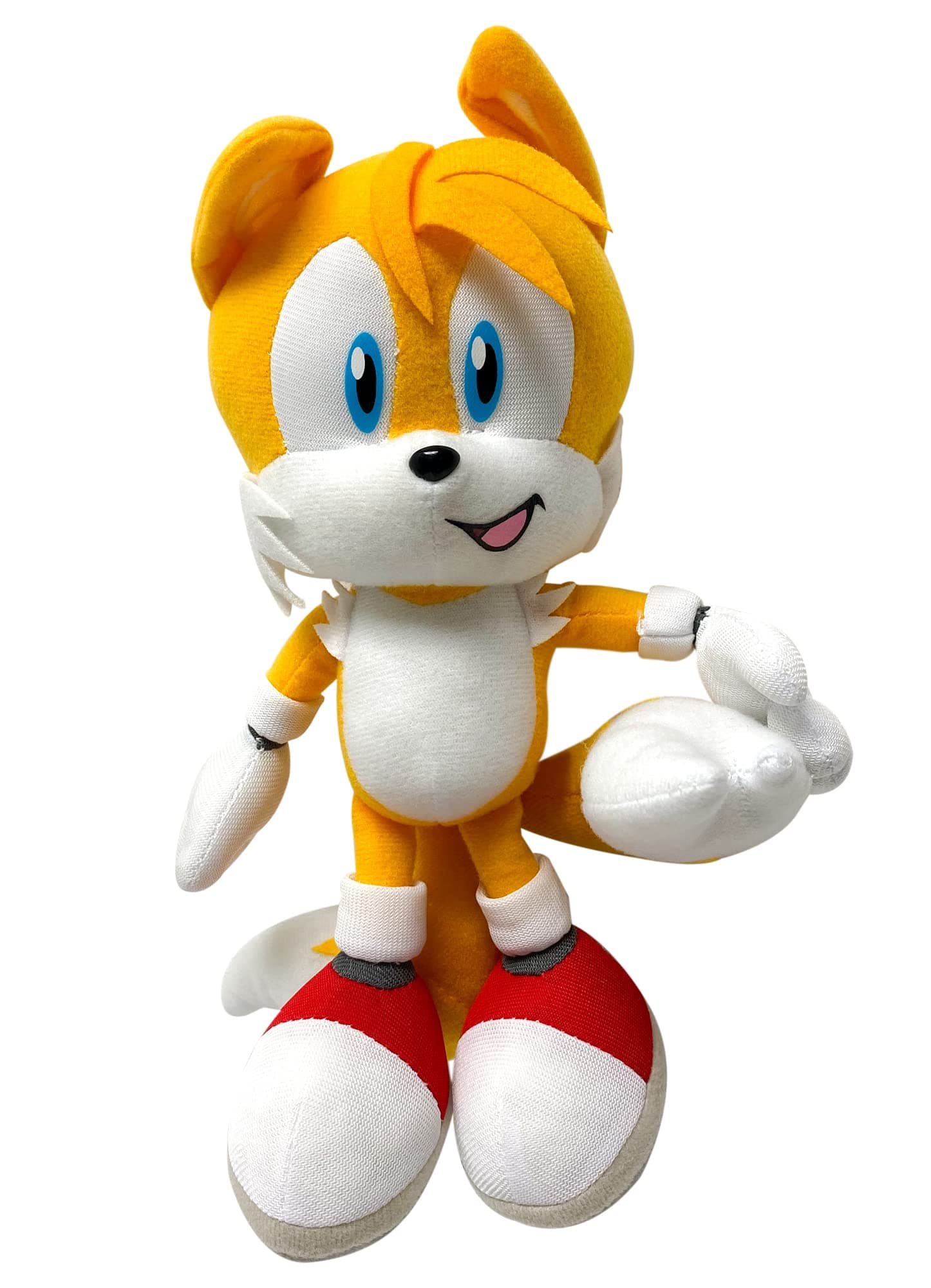 Great Eastern Entertainment Sonic The Hedgehog- Tails Holding Its Tail Plush 9" H, Multicolor