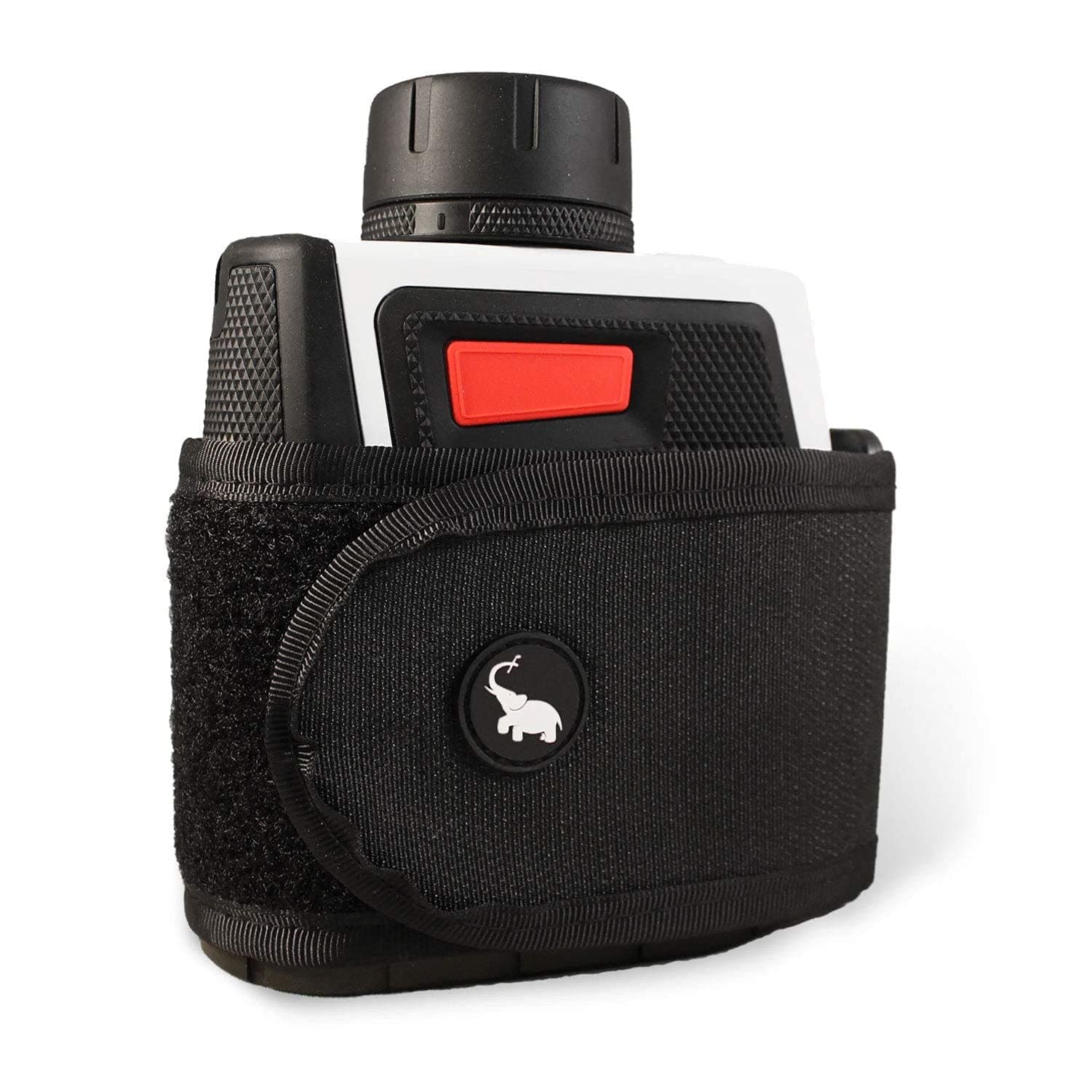 STICKIT Magnetic Rangefinder Strap | XL Classic Series, Black | Nylon Strap with Large Magnets for Strong Hold of Heavier Golf Laser Rangefinders to Carts