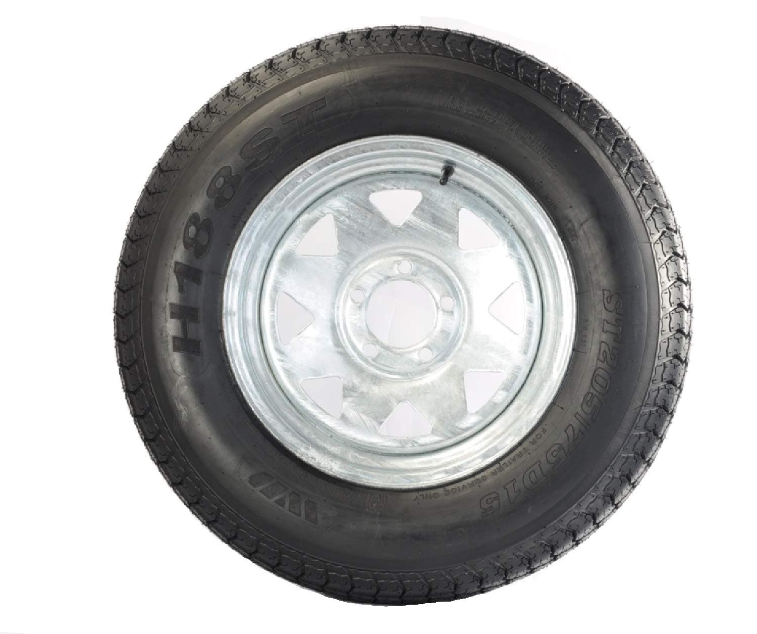 Tredit XOVY 205/75D14 Trailer Tire (205/75D14 Trailer Tire - Galvanized Rim)