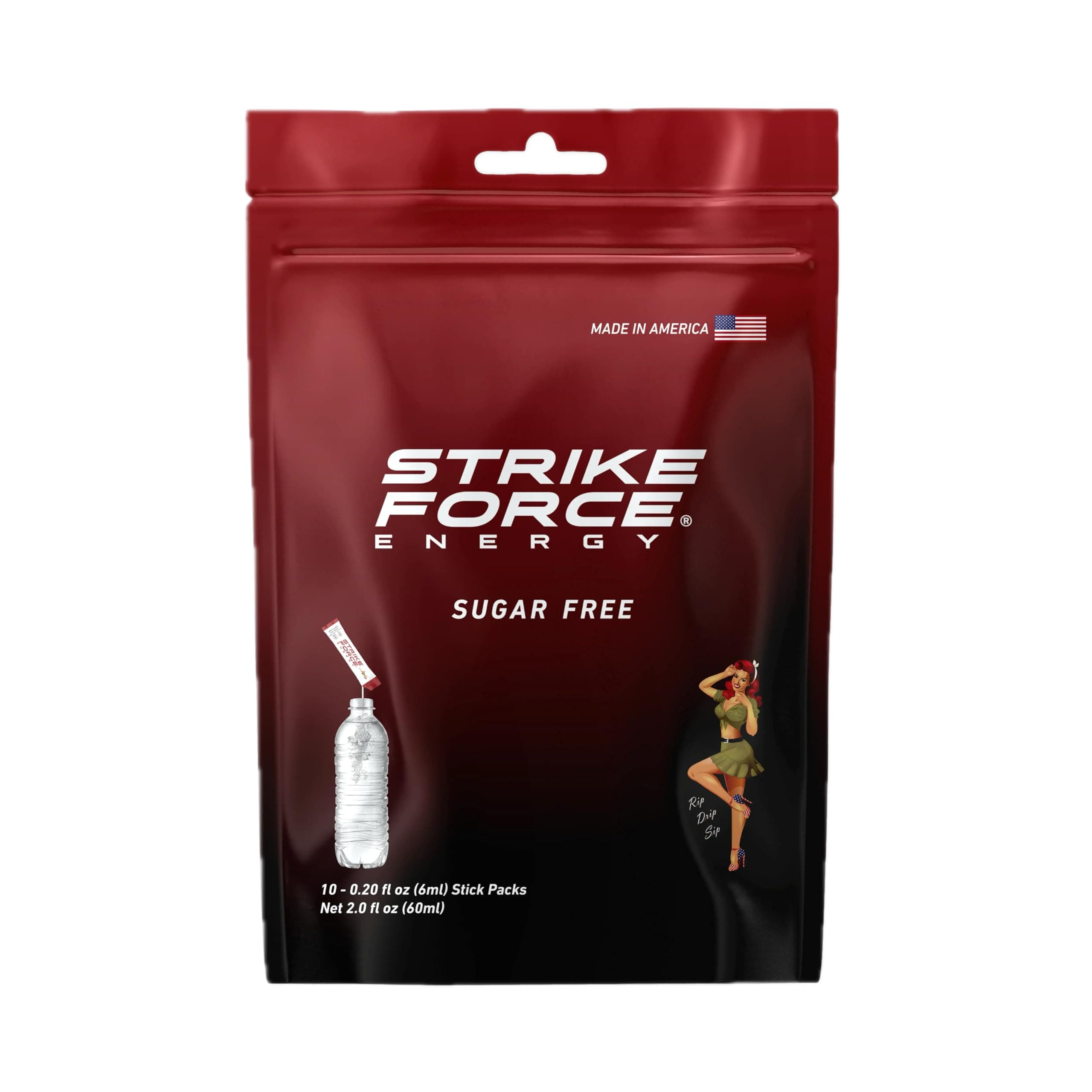 Strike Force Energy Drink Mix - Original Flavor - 10 Count