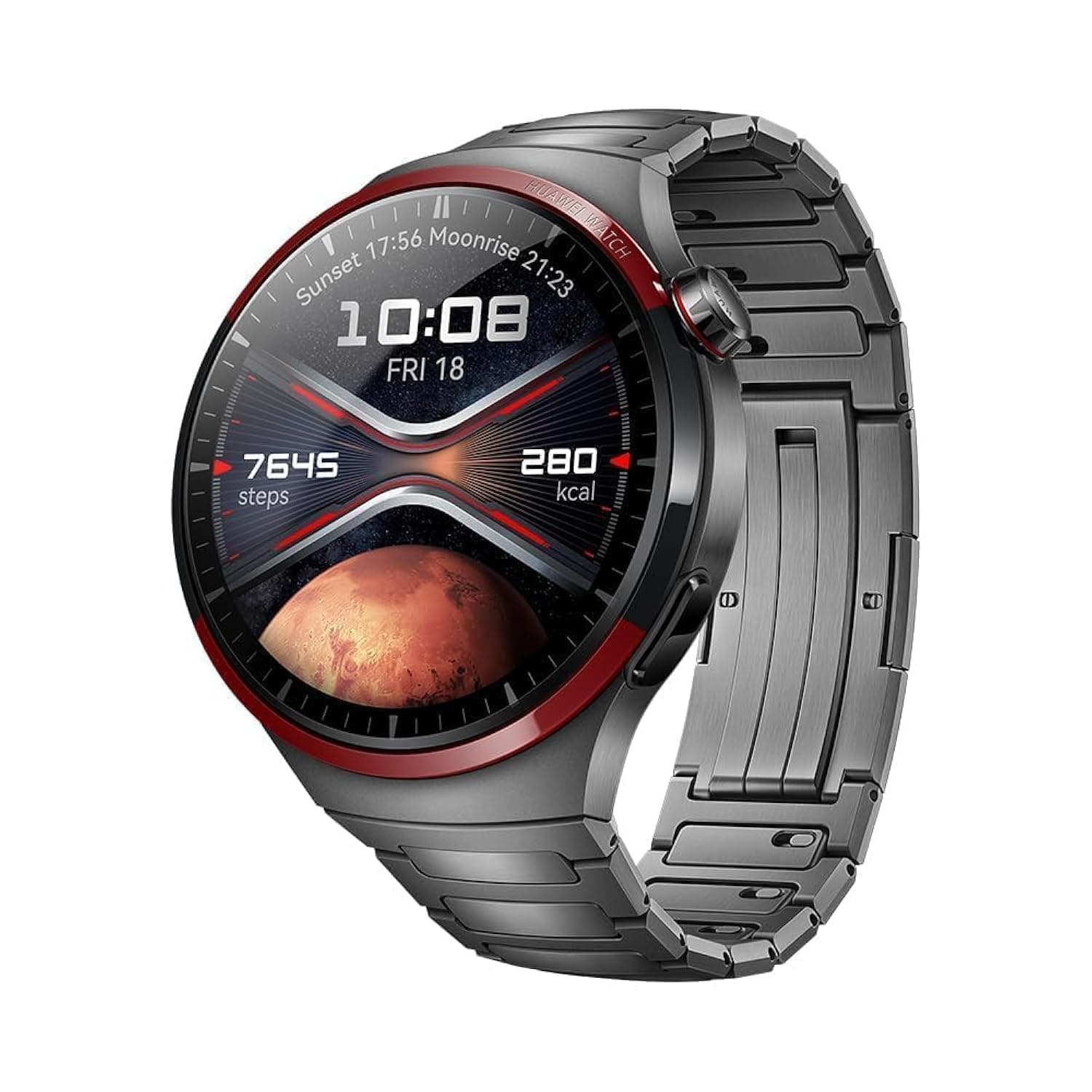 Watch 4 Pro Space Edition smartwatch, Spherical Sapphire Glass, Health at a Glance, eSIM Cellular calling, Fresh-new Activity Rings, Compatible with Andriod & iOS, Space Grey
