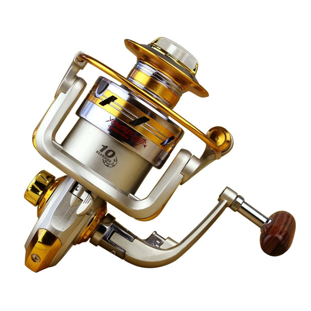 Sijueam 10BB 5.5:1 Professional Ball Bearing Fishing Reel freshwater/saltwater Baitcasting Reel Interchangeable Left/Right handed Spinning Tackle -EF6000