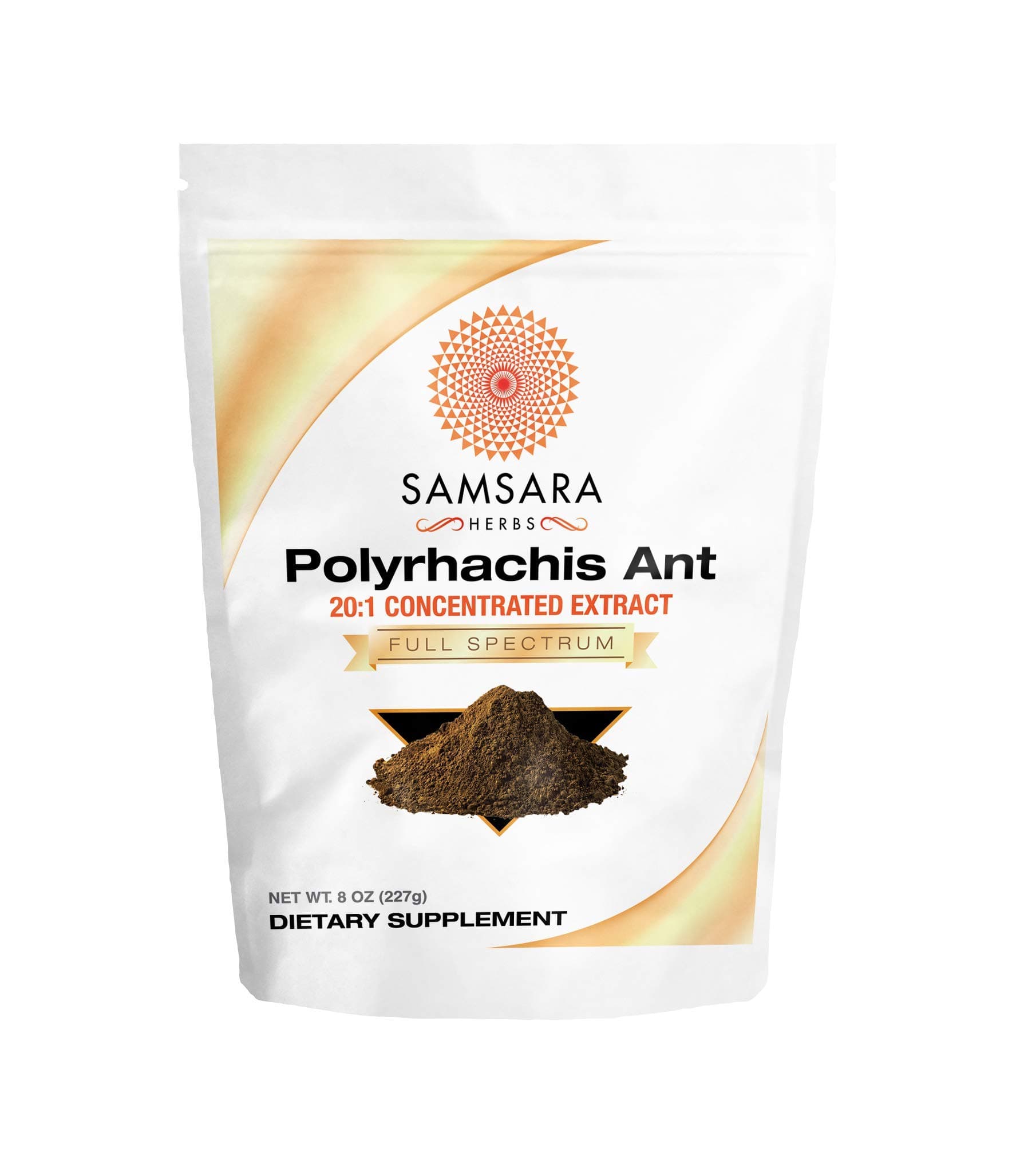 Samsara Herbs Polyrhachis Black Ant Extract Powder - 20:1 Concentrated Extract (8oz/227g)