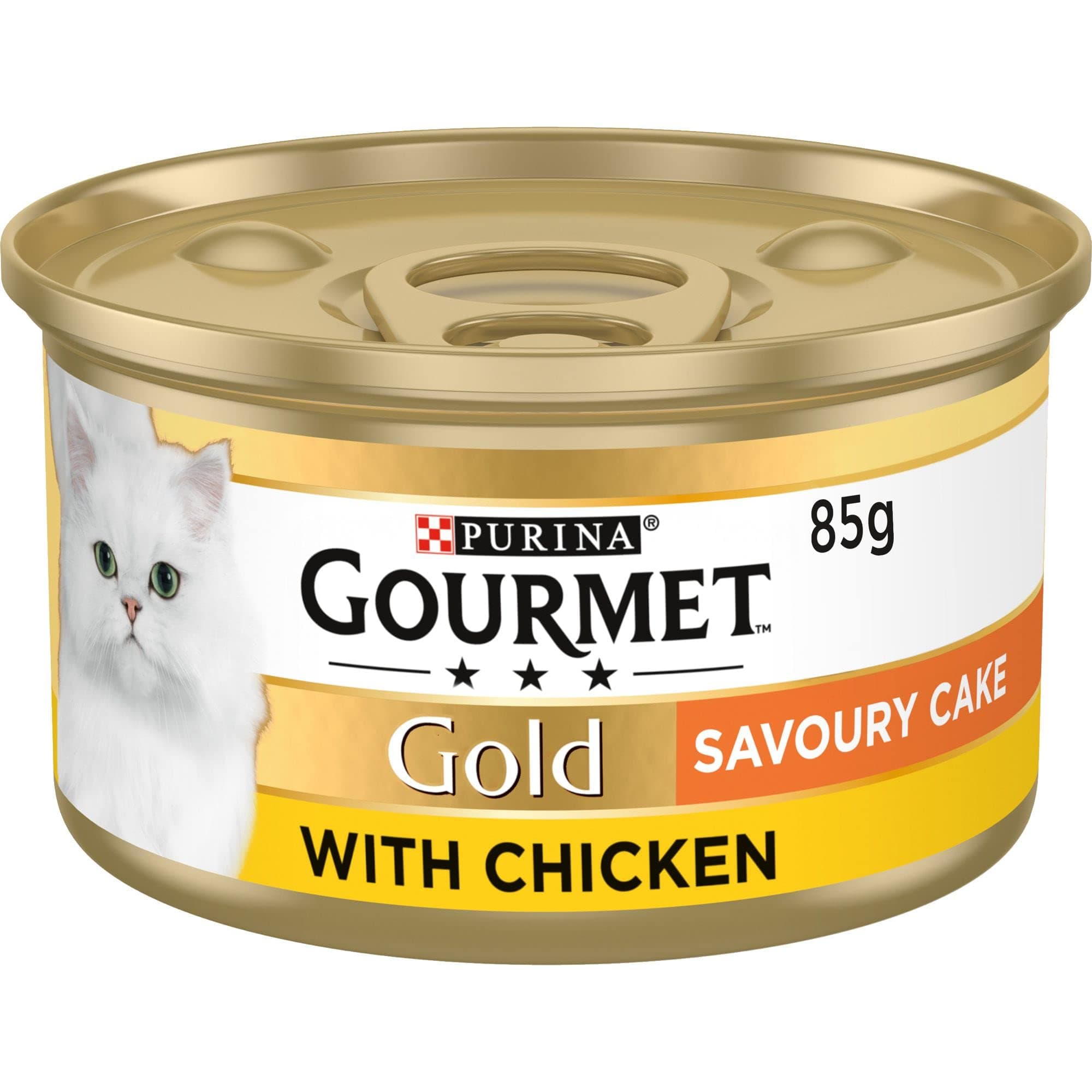 Gold Savoury Cake Chicken Wet Cat Food 85g (Pack of 12)