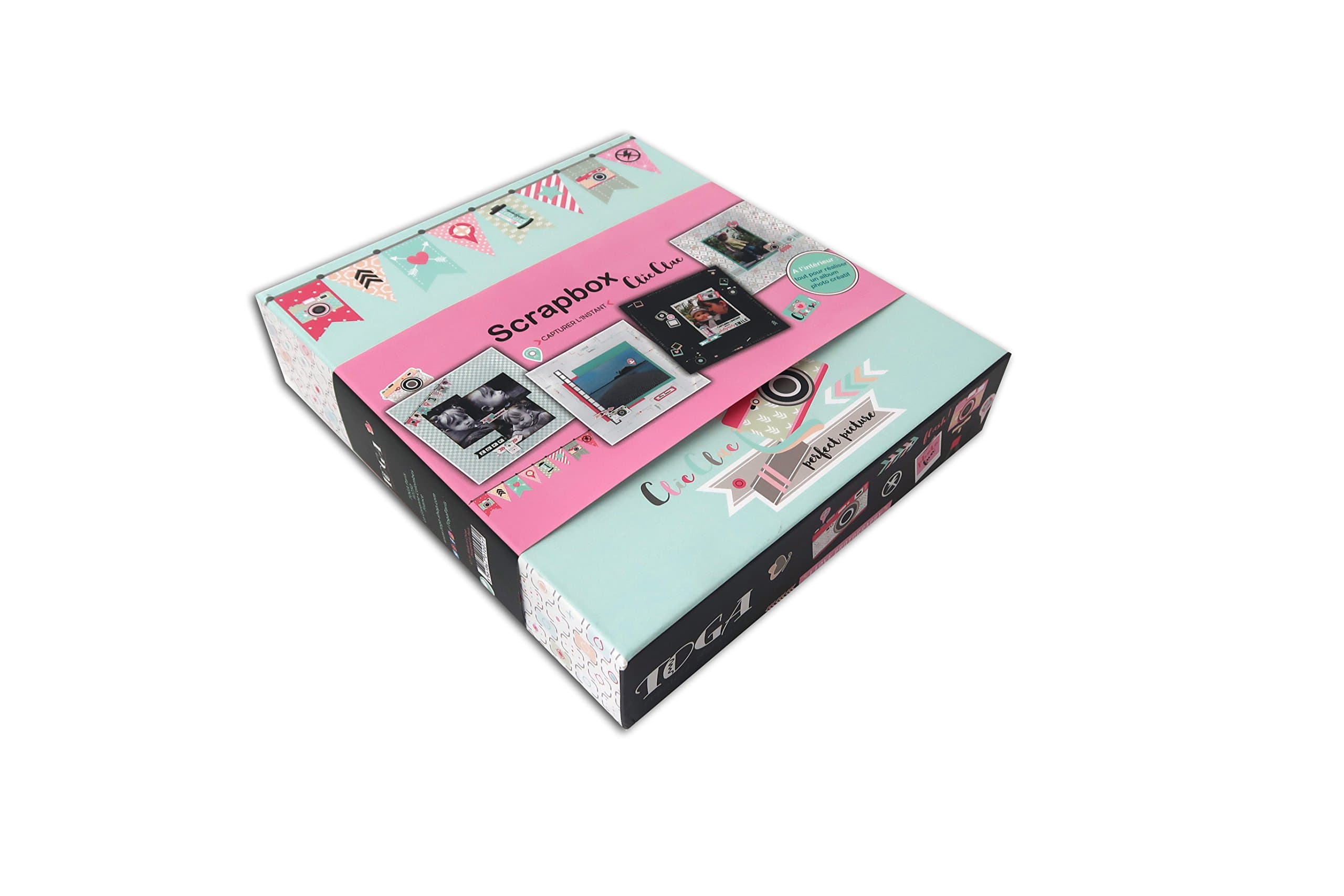 Toga KT75 Sofa Scrapbooking Kit Scrapbox Sofa Paper 23.5 x 26 x 5.5 cm Multi-Coloured