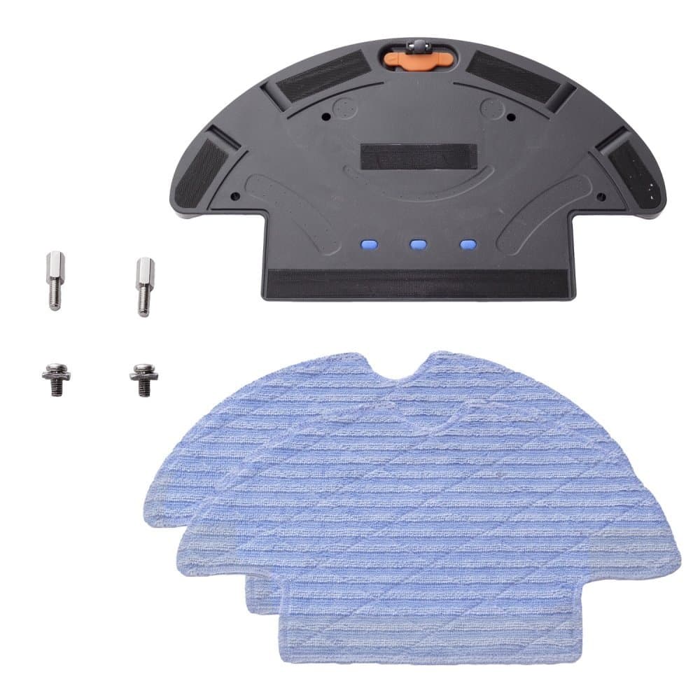 Mop Add-on Attachment for Roomba 500 510 530 550 560 570 585 595 600 610 614 620 630 650 660 Series Robot Vacuum with Water Tank Reservoir and 2 Mopping Cloths for Dry & Wet Floor Mopping