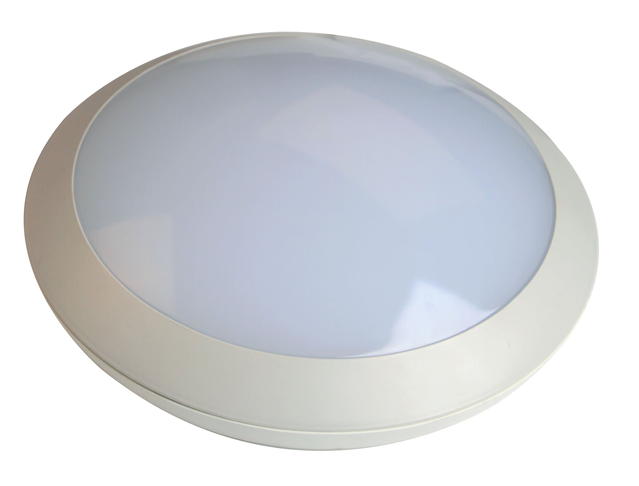 LED ceiling light with internal converter, 20 W, neutral white (4,000 K), beam angle: 120°, lm: 1400 lm, input voltage: 220 - 240 V (AC), lens: frosted glass, housing: white, 3 h with 5 W emergency lighting and motion sensor, IP66, CE/RoHs, 2 year warranty [Energy Class A+]