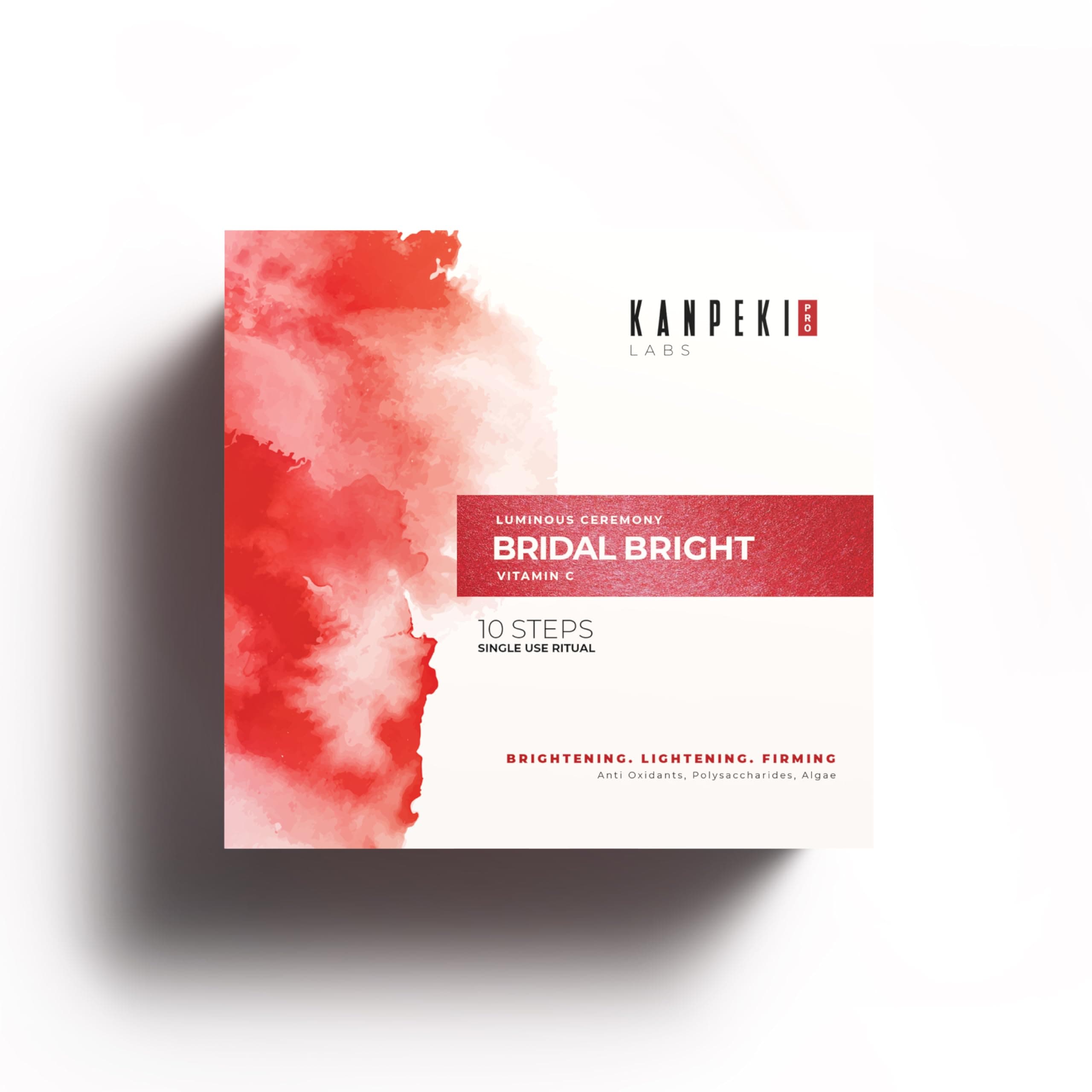Labs Pro 10 Step Bridal Bright Facial Kit | Luminous Skin Ritual | Brightening, Lightening, Whitening & Firming | Rich in Antioxidants, Algae | Suitable for All Skin Types | 209 g