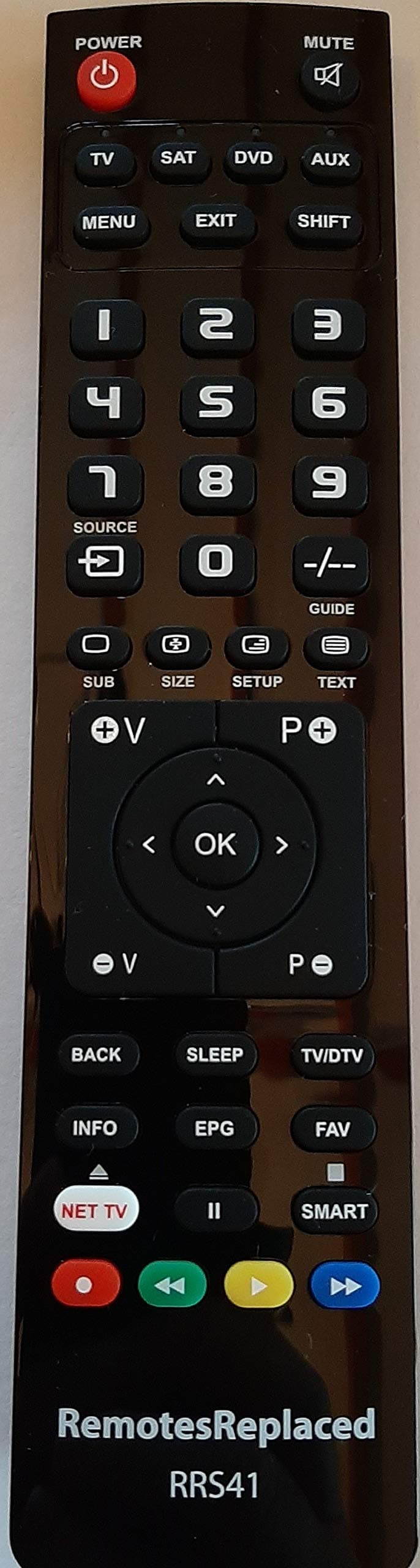 RemotesReplaced Compatible Remote Control for the LOBOD LE32D7