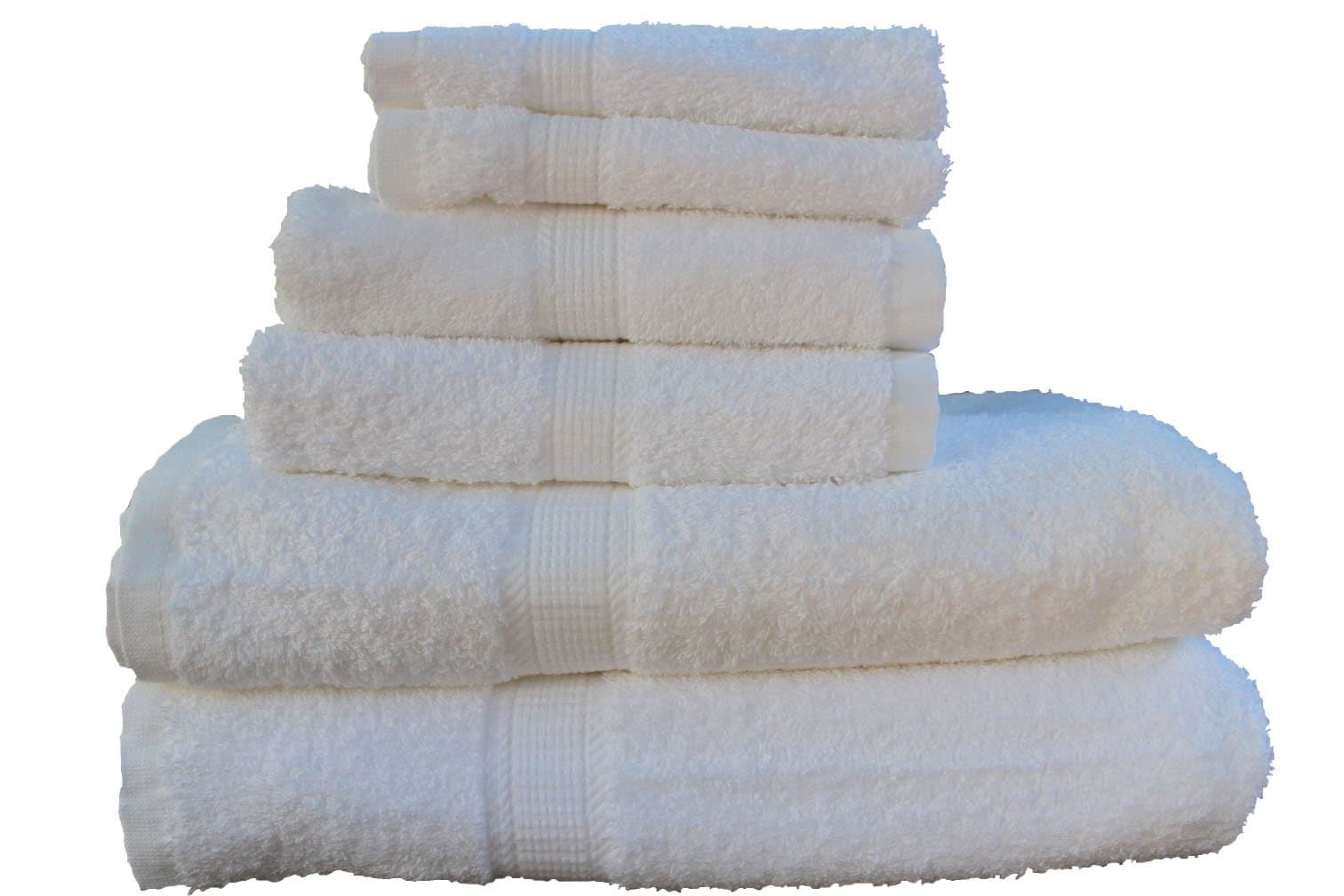 Platinum Luxurious Bath Linen Set--white