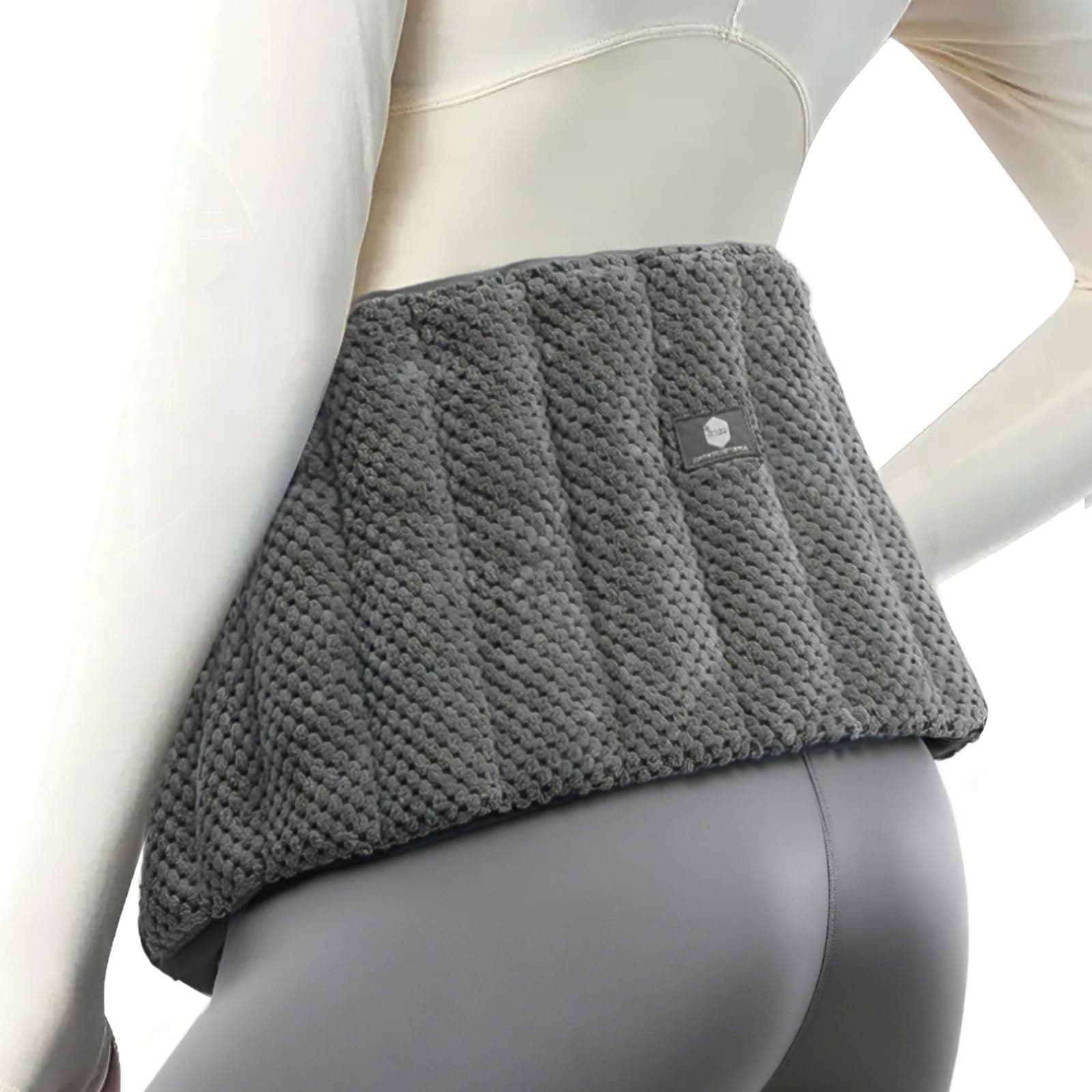 Large Heat Pads for Back Pain Relief with Adjustable Strap| Wheat Bags Microwavable| Microwave Heat Pad for Cramps, Menstrual, Lumbar, Muscle Spasms