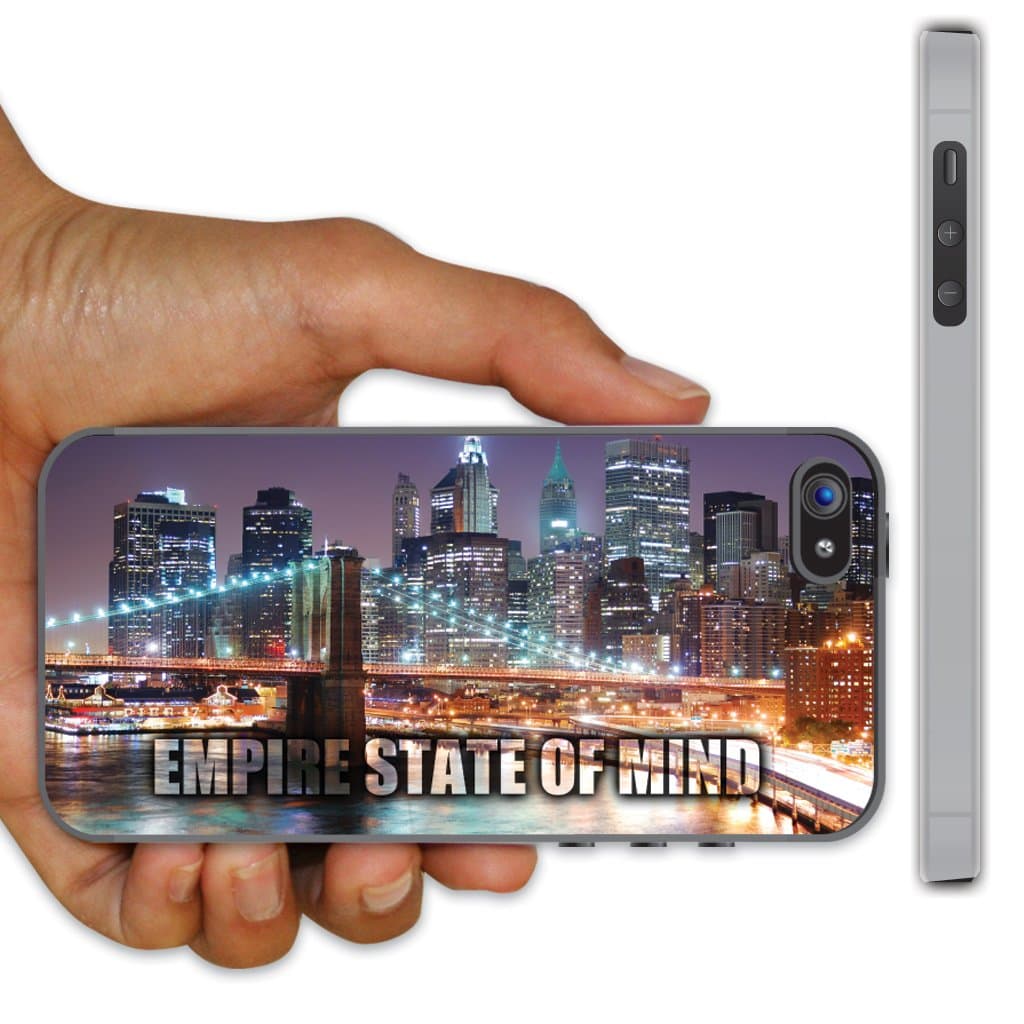 iPhone 5 Case - New York City - Empire State of Mind - Clear Protective Hard Cas