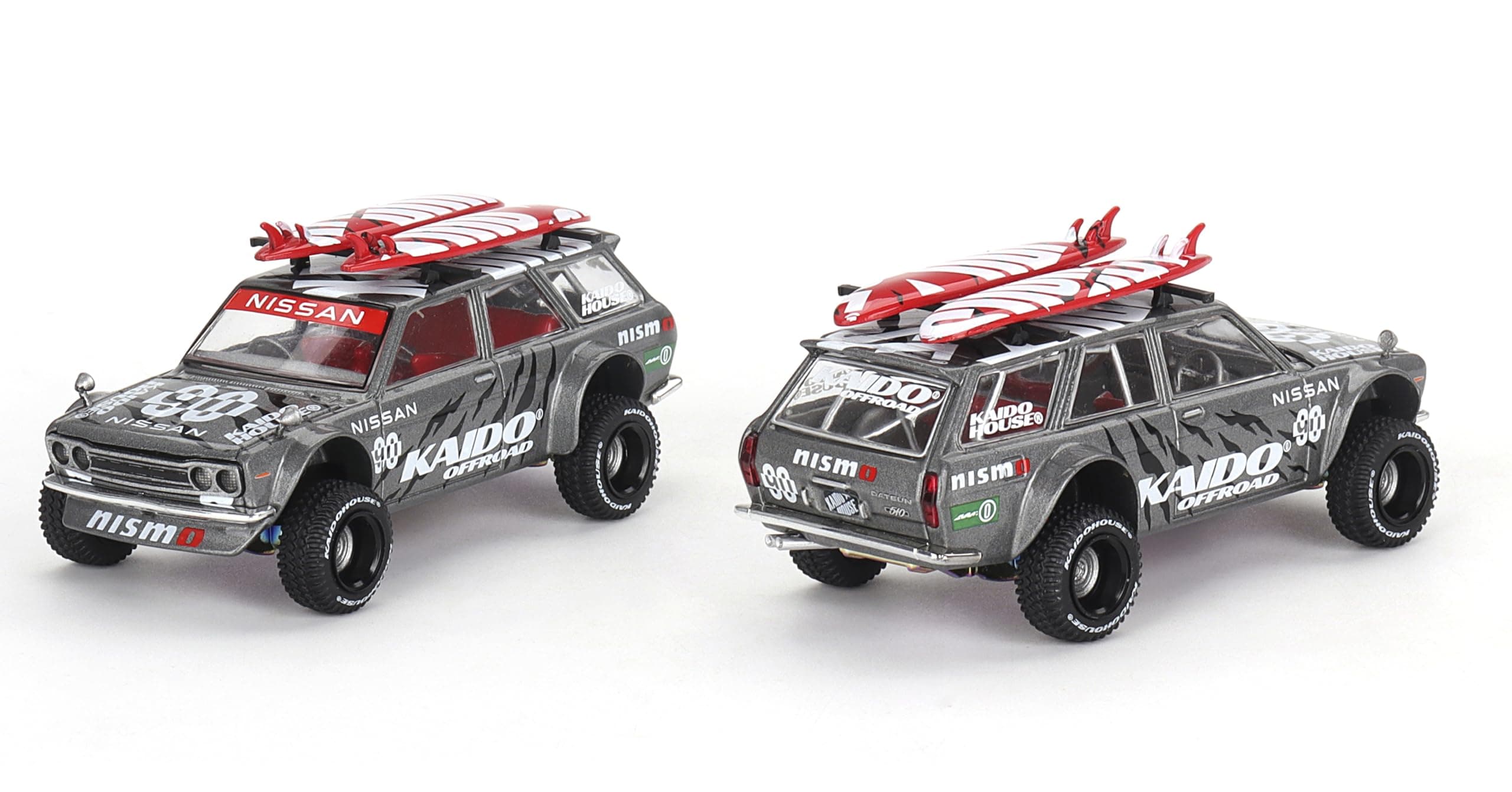 MiniGT KAIDO Datsun 510 Wagon 4X4 Offroad V1 1:64 Diecast Model KHMG121