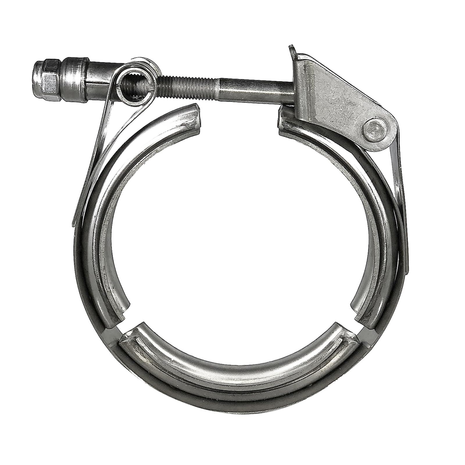 2.00" V Band Clamp Stainless Steel Quick Release Turbo Exhaust V-Band Clamps for Flange, Downpipe, Exhaust Pipe