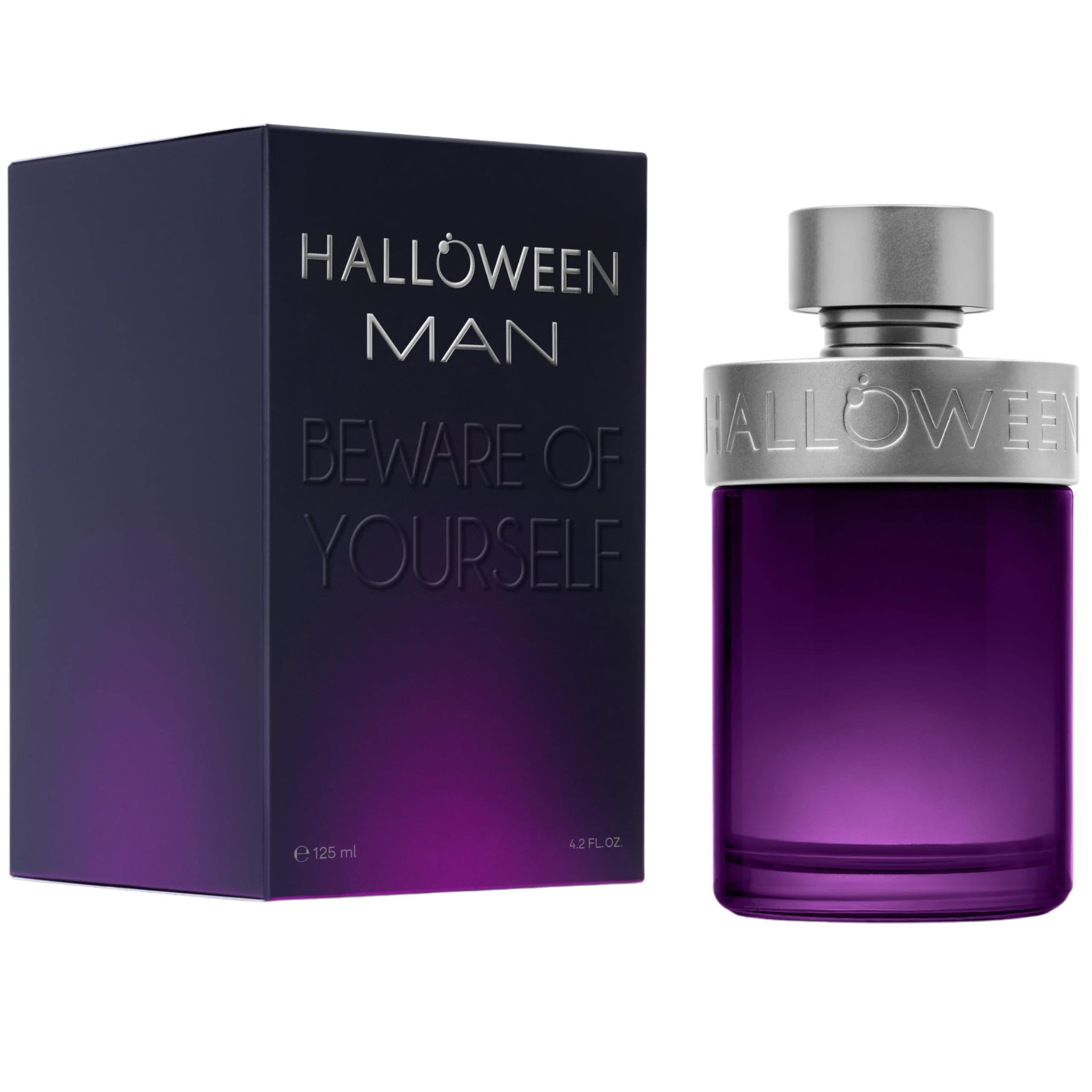 Halloween Man Eau de Toilette for Men. Citrus and Aromatic Long Lasting Fragrance with Notes of Martini, Cinnamon and Vanilla
