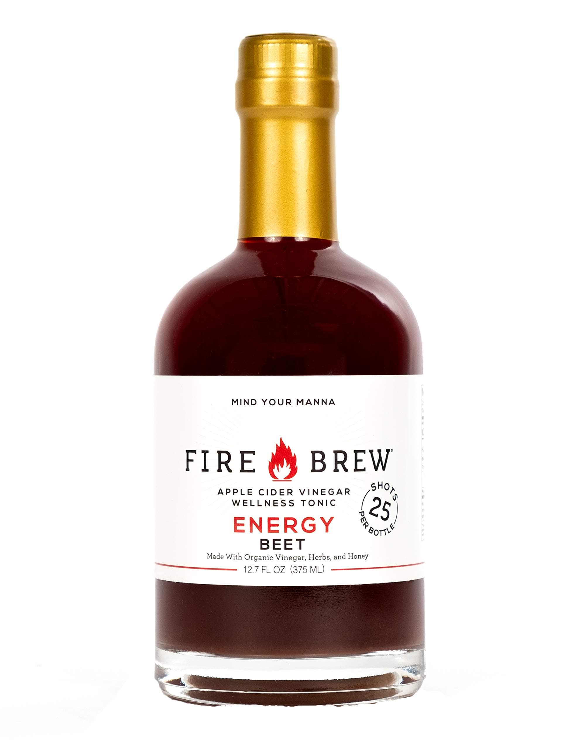 Fire Brew Apple Cider Vinegar Based Beet Energy Tonic (12.7 Ounce)