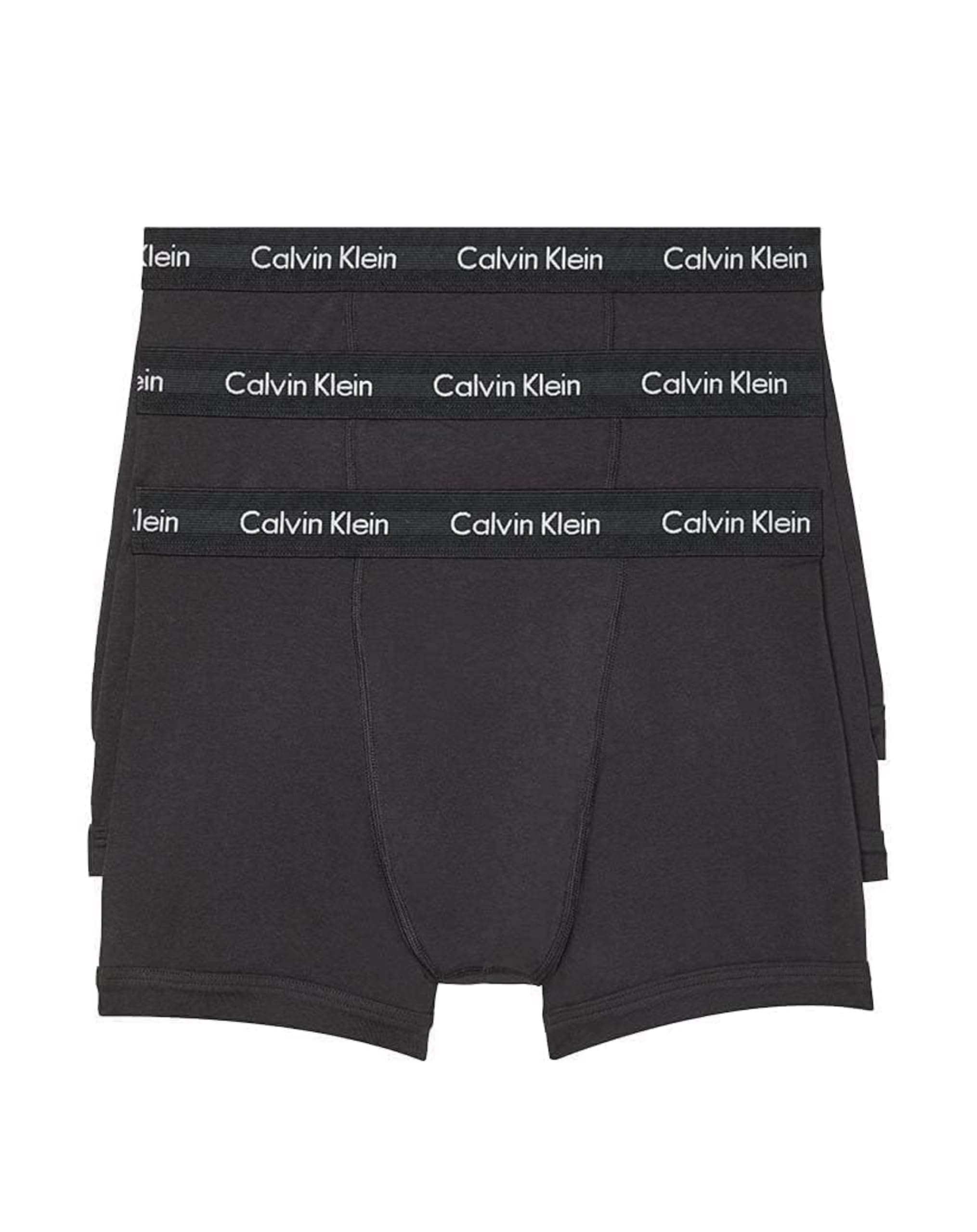 Men's Cotton Stretch 3-pack Boxer Brief, 3 Black, Large