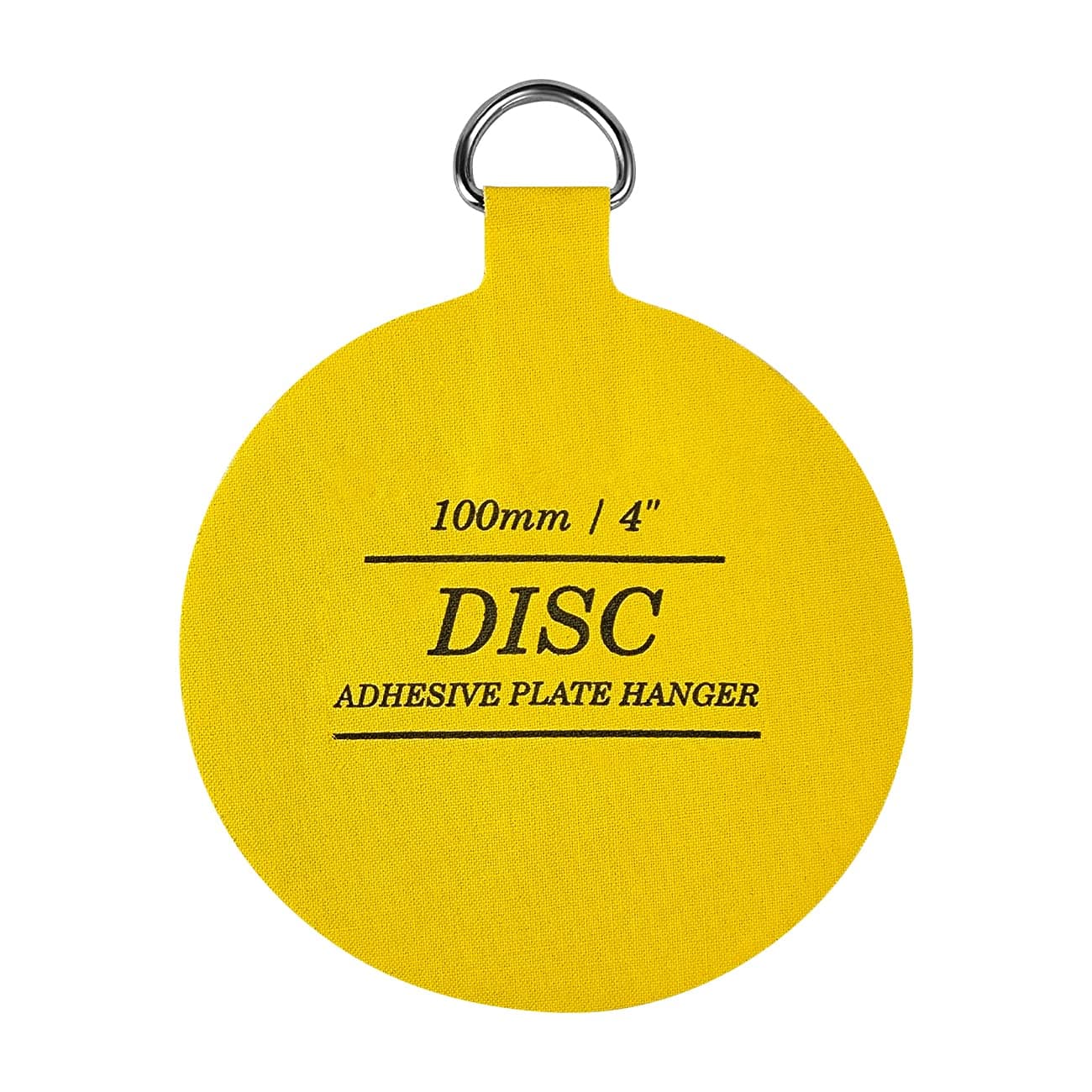 Disc Plate Hangers for Walls - Strong Invisible Holder Self Adhesive Stick On Hooks - 100mm / 4" Plate Hanging Disk
