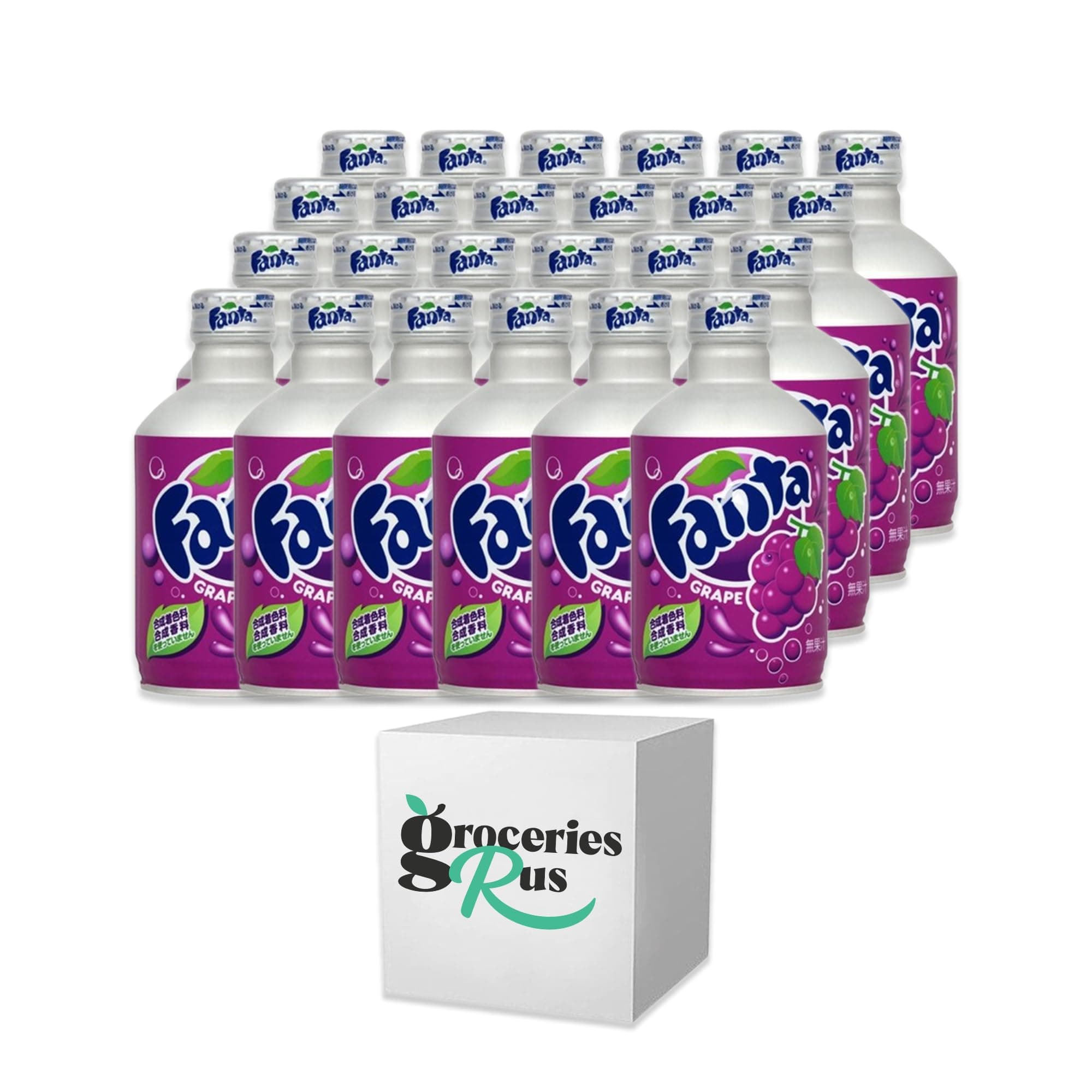 Rare Japanese Metal Drinks - Grape 300ml Pack of 24 - Japan Import