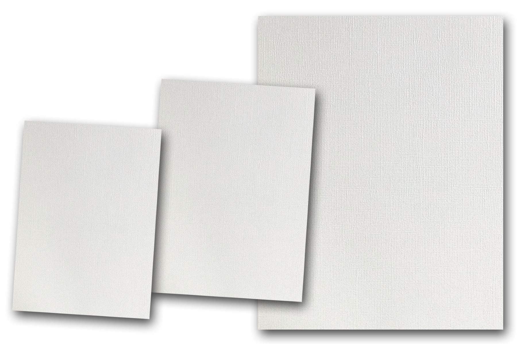 Premium Pearlized Metallic Textured Wedding Cake White Card Stock 80 Sheets - Matches Martha Stewart Wedding Cake - Great for Scrapbooking, Crafts, Flat Cards, DIY Projects, Etc. (4 x 6)