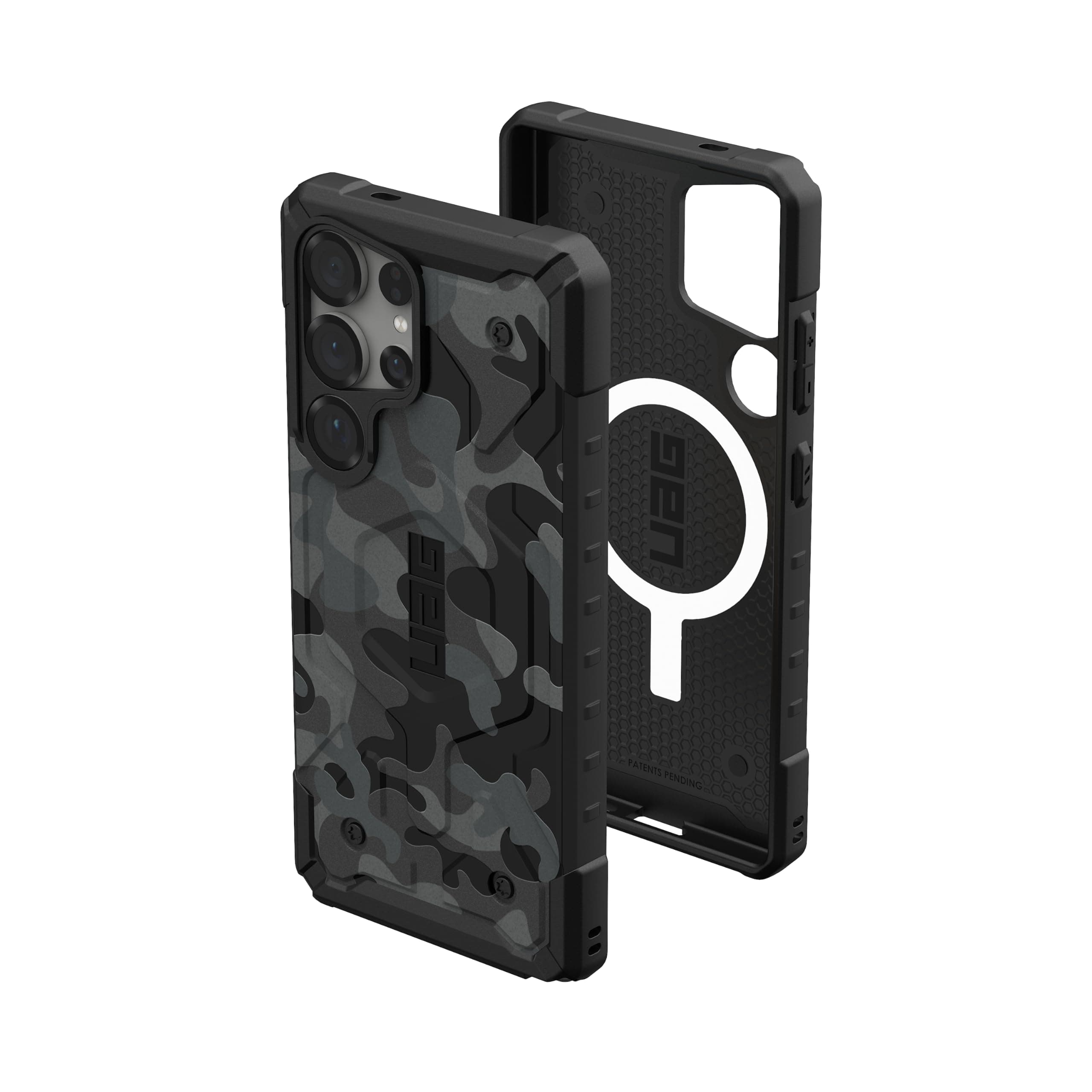 URBAN ARMOR GEAR UAG Designed for Samsung Galaxy S25 Ultra Case 6.9" Pathfinder SE - Compatible with Magnetic Charging Rugged Military Drop Tested Camouflage Protective Cover, Midnight Camo