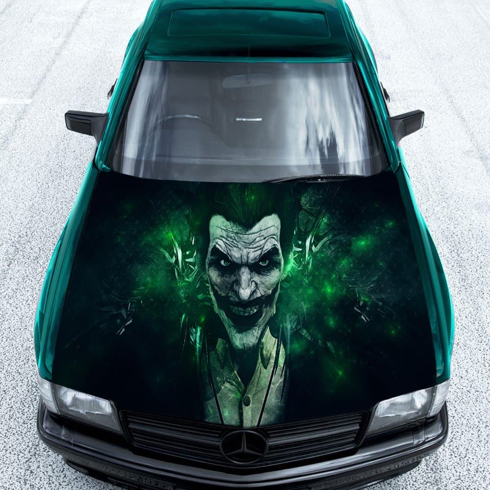 Joker Comics Hero Marvel Full Color Car Decal, Joker Comics Hero Marvel Full Color Car Sticker, KC-166 FRST (30" x 47")