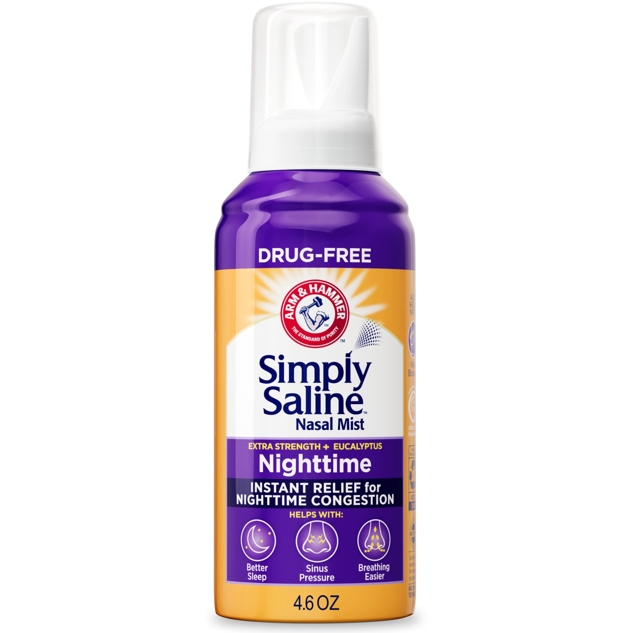 Simply Saline Plus Extra Strength Nighttime Formula Nasal Mist